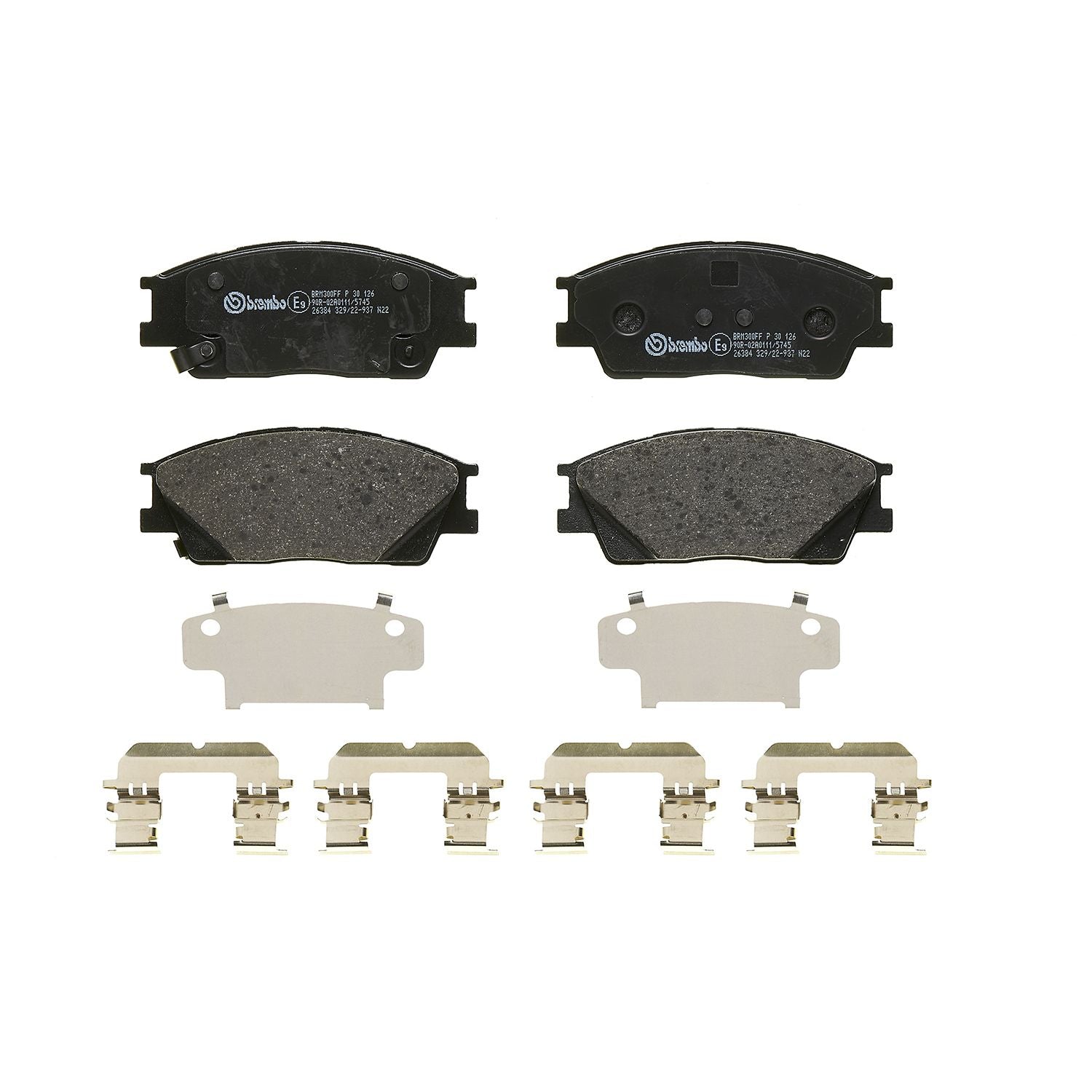 PRIME Low-Met Front Disc Brake Pad Set - P30126_01