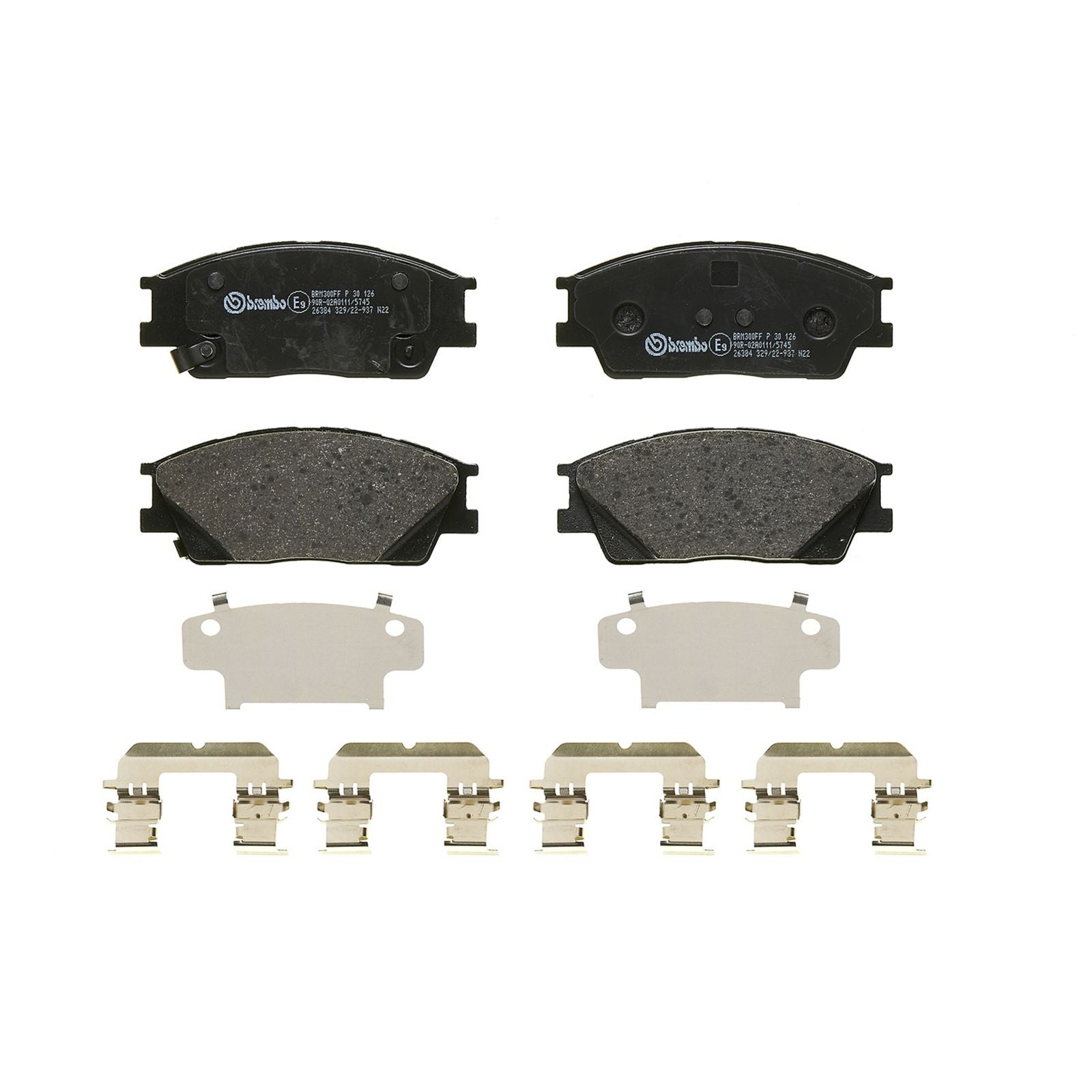 PRIME Low-Met Front Disc Brake Pad Set - P30126_01
