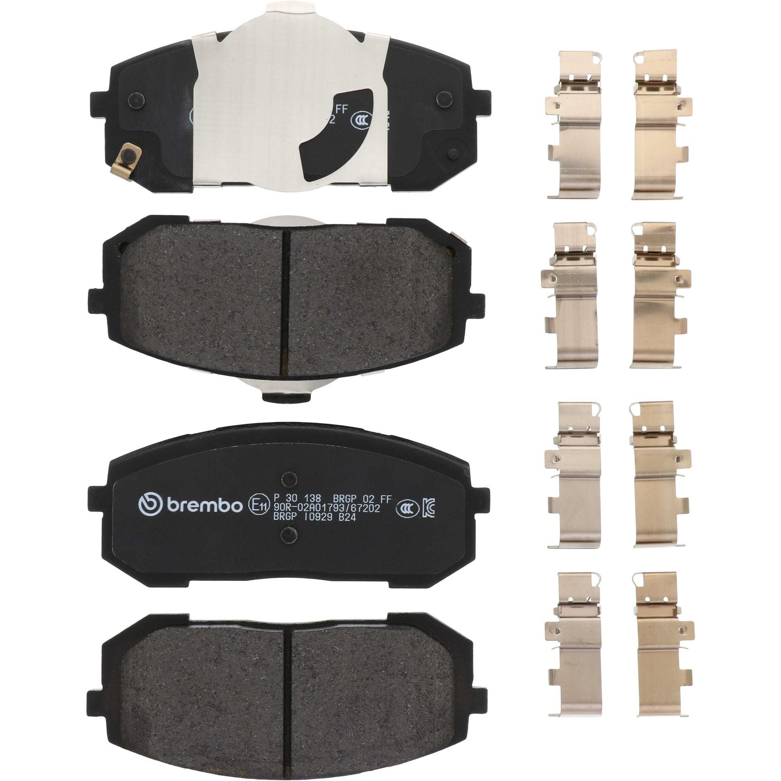 PRIME Low-Met Front Disc Brake Pad Set - P30138_02