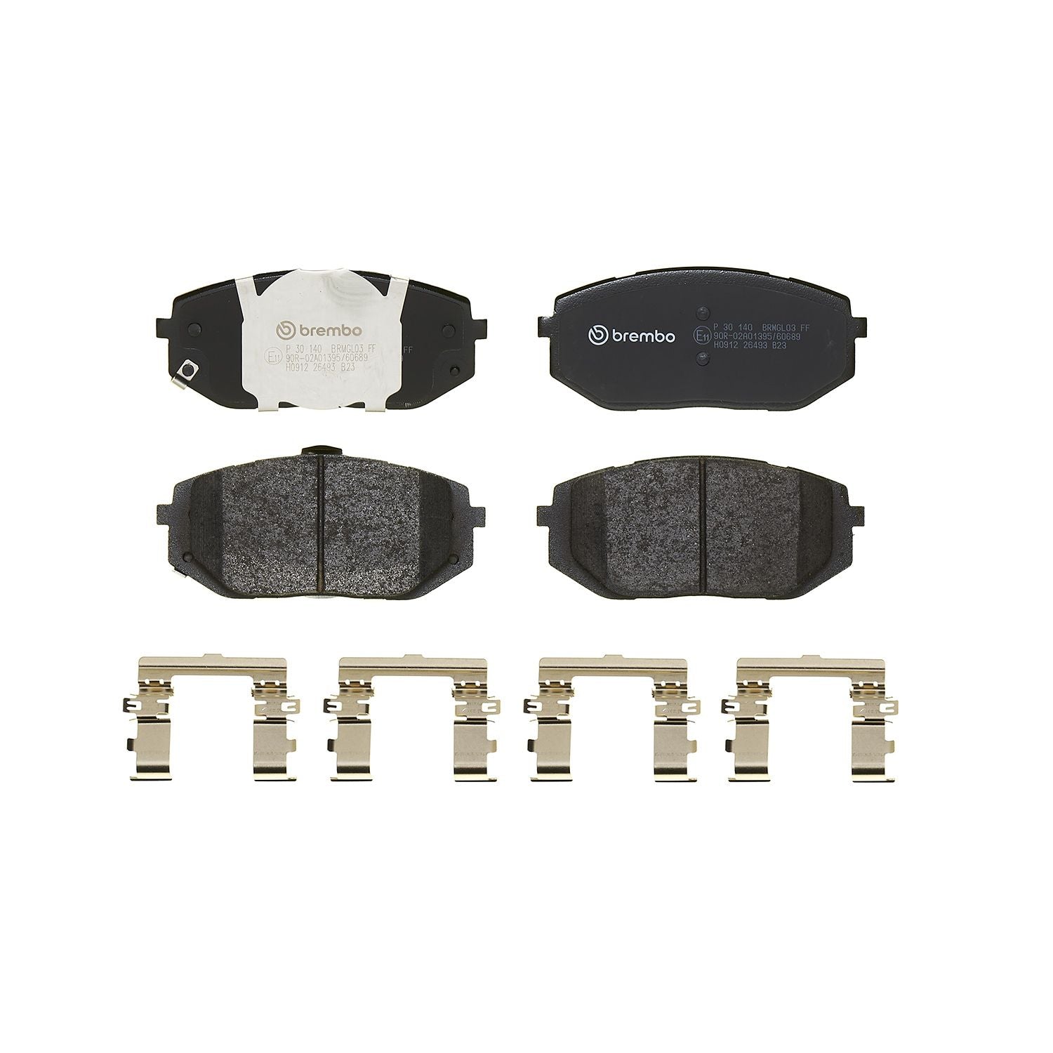 PRIME Low-Met Front Disc Brake Pad Set - P30140_02