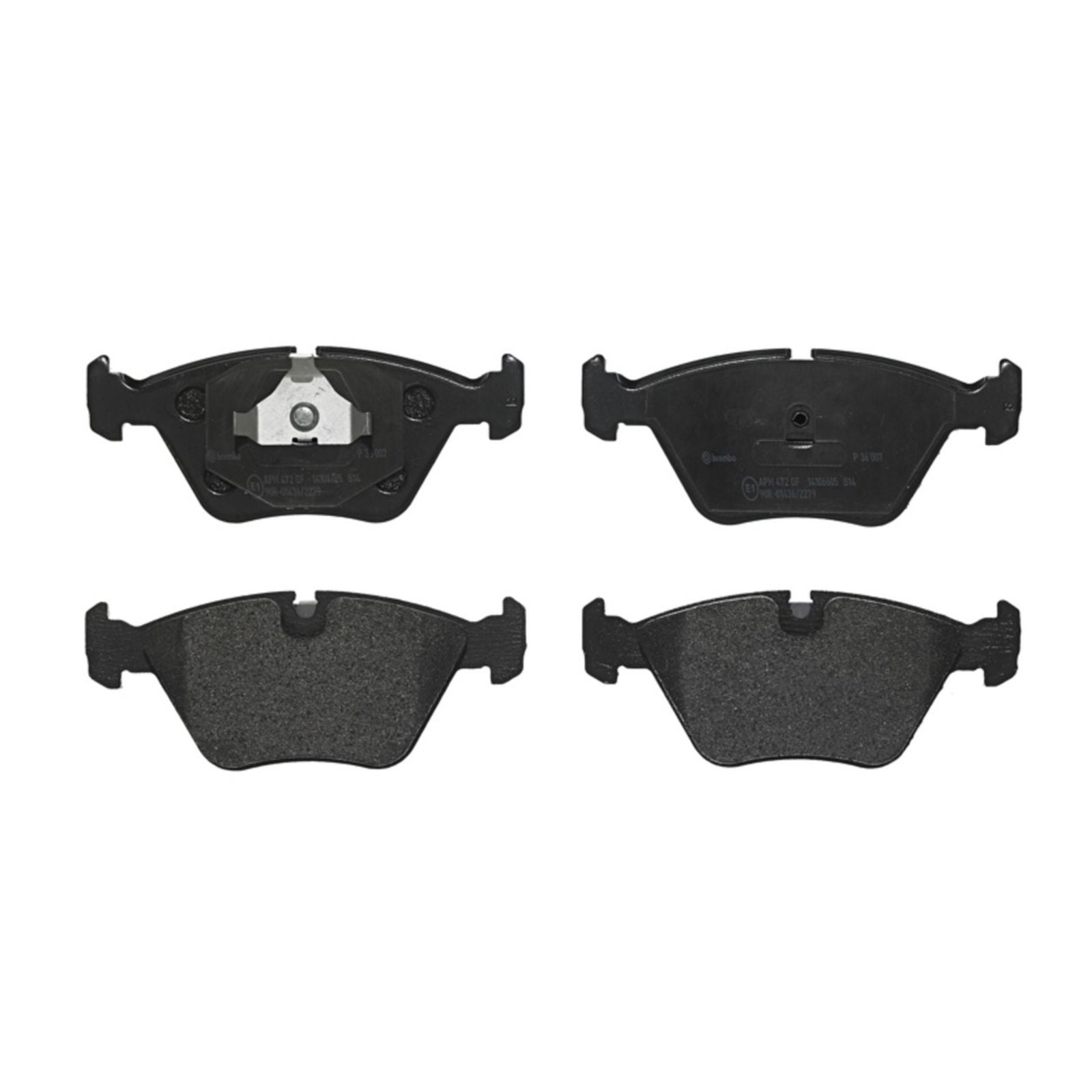 PRIME Low-Met Front Disc Brake Pad Set - P36007_02