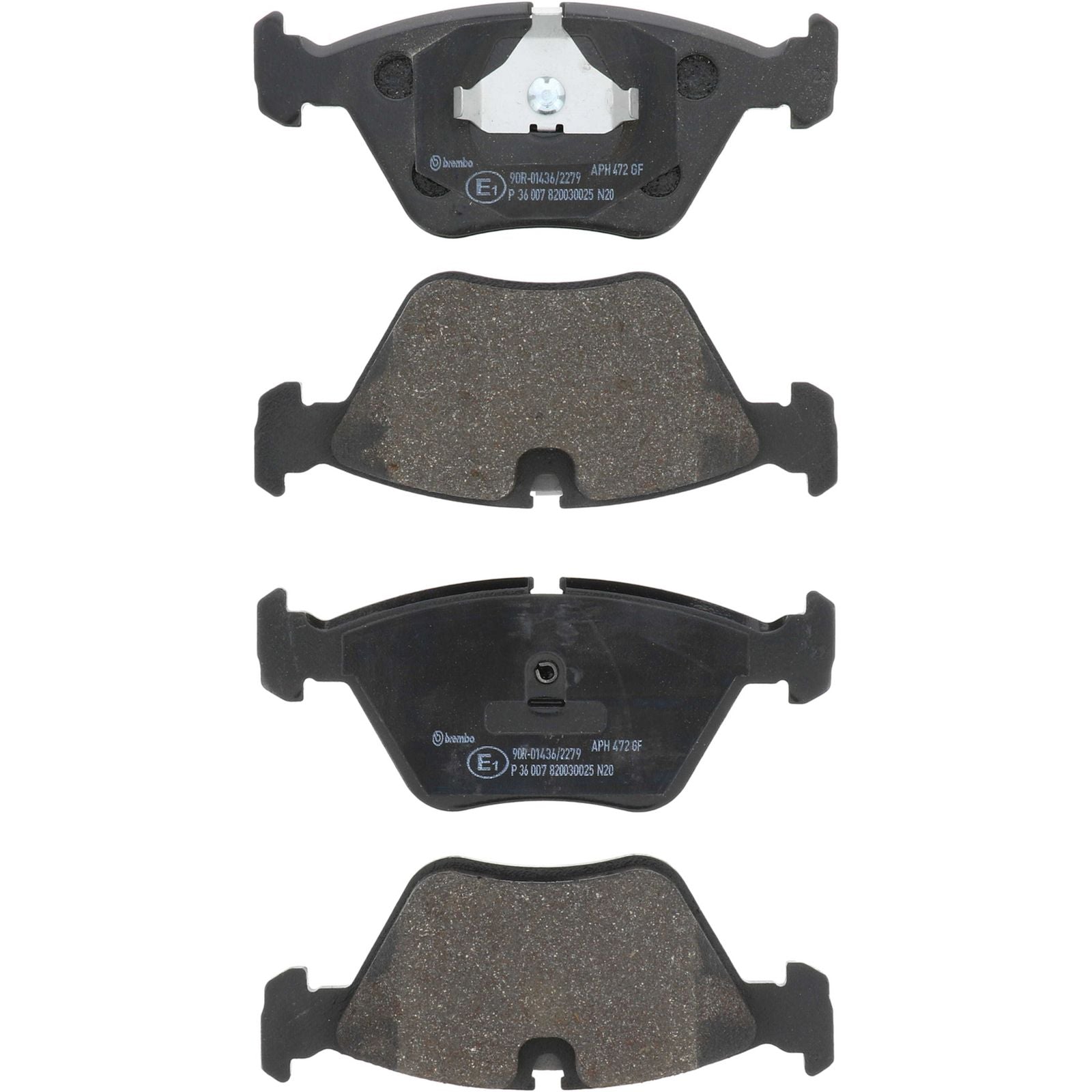 PRIME Low-Met Front Disc Brake Pad Set - P36007_03