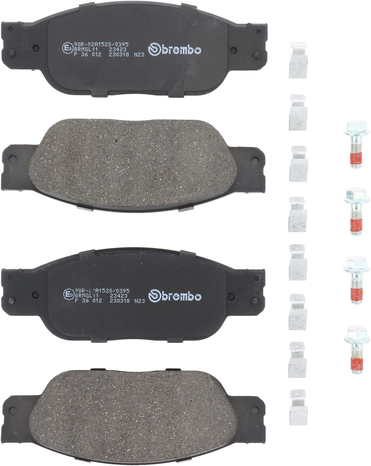 PRIME Low-Met Front Disc Brake Pad Set - P36012_01