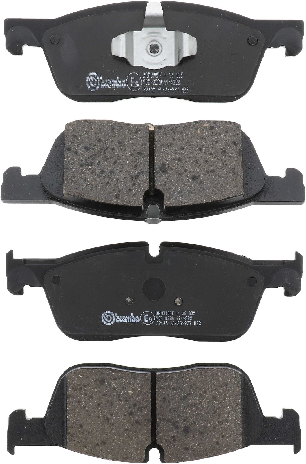 PRIME Low-Met Front Disc Brake Pad Set - P36035_01