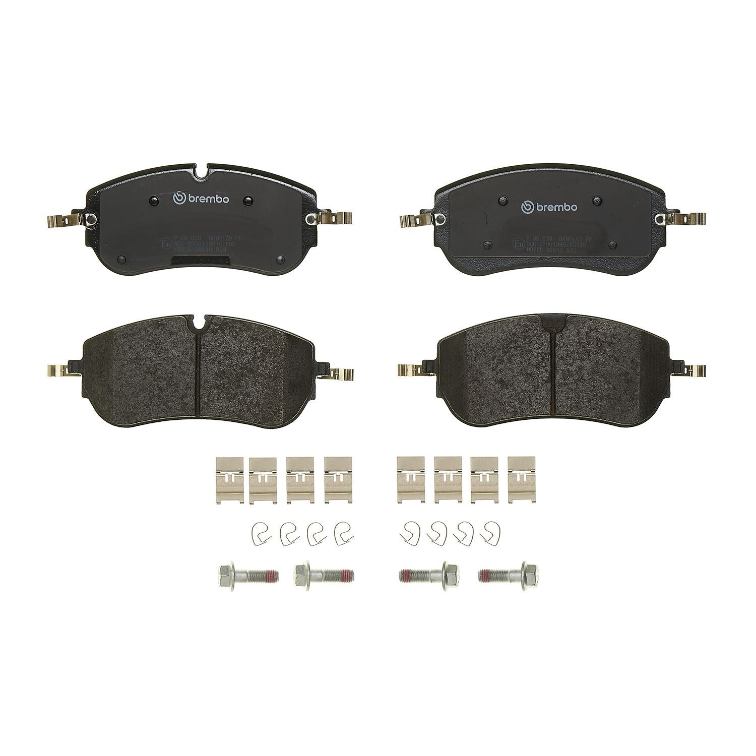 PRIME Low-Met Front Disc Brake Pad Set - P36038_01