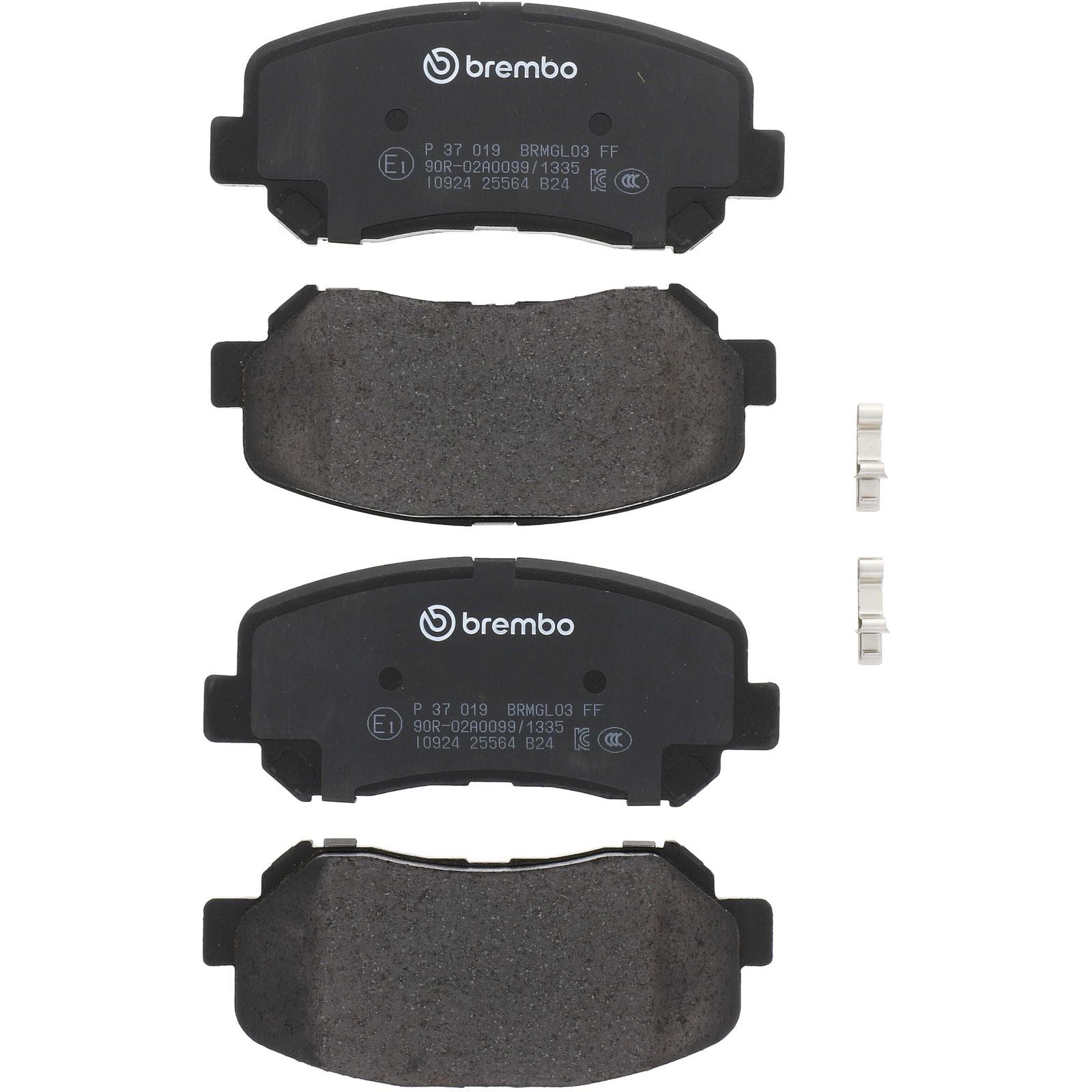 PRIME Low-Met Front Disc Brake Pad Set - P37019_02
