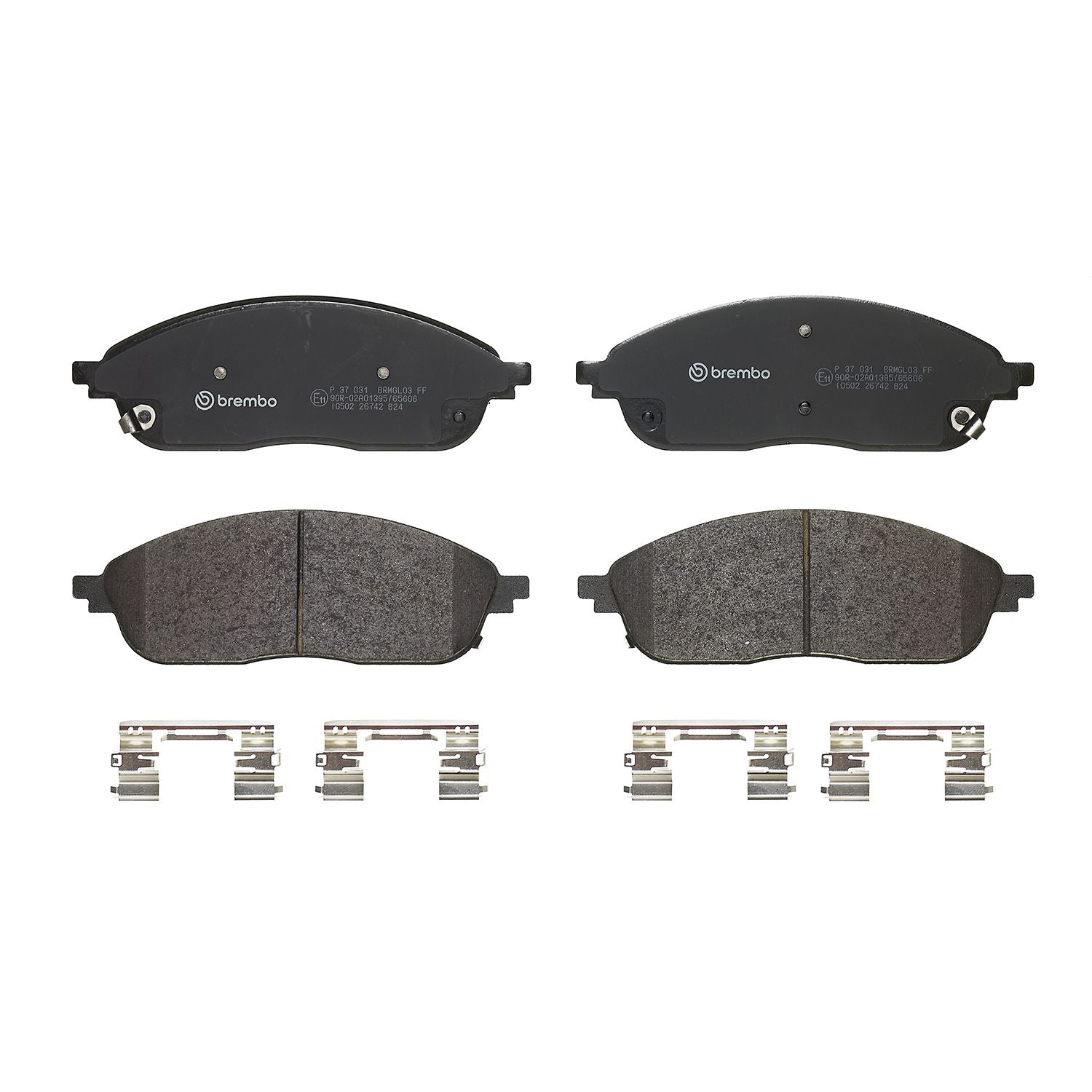 PRIME Low-Met Front Disc Brake Pad Set - P37031_03