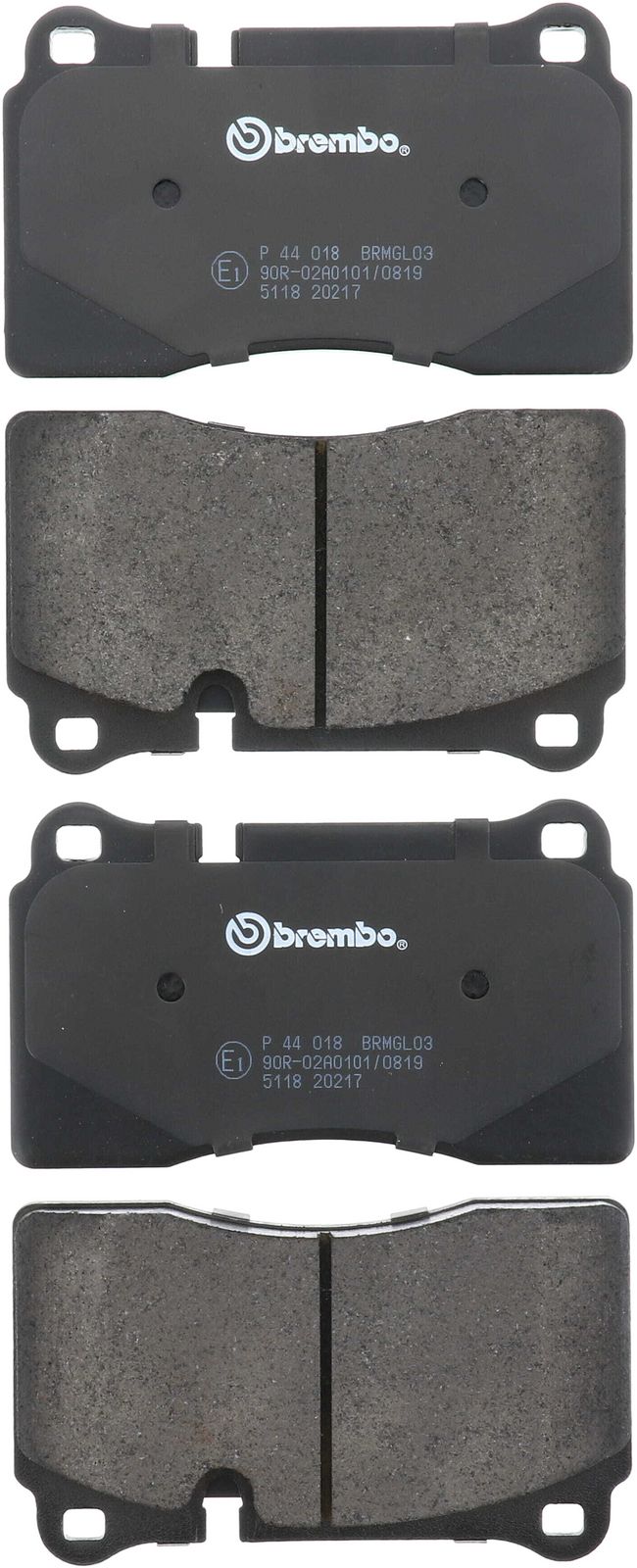 PRIME Low-Met Front Disc Brake Pad Set - P44018_01