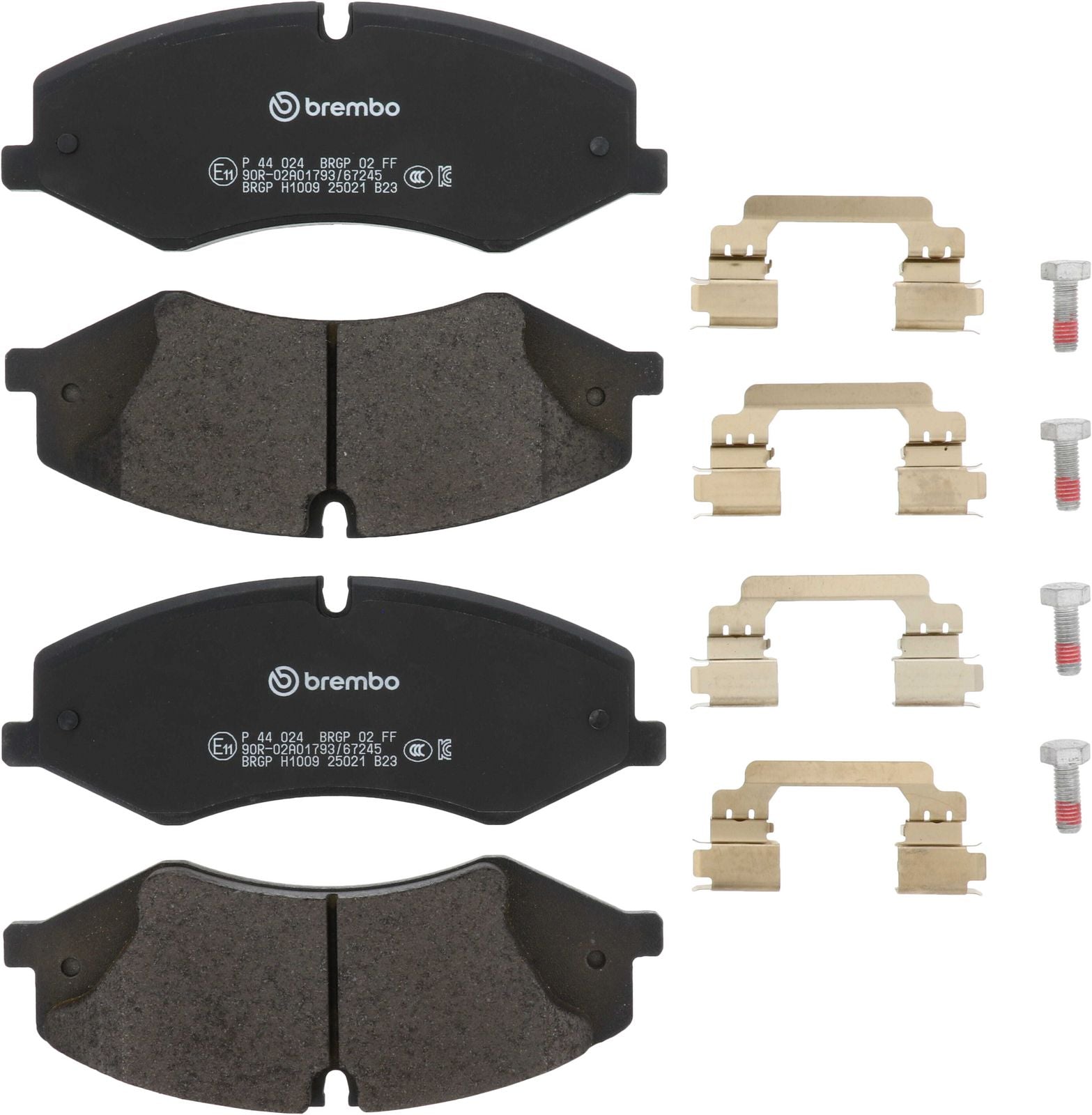 PRIME Low-Met Front Disc Brake Pad Set - P44024_01