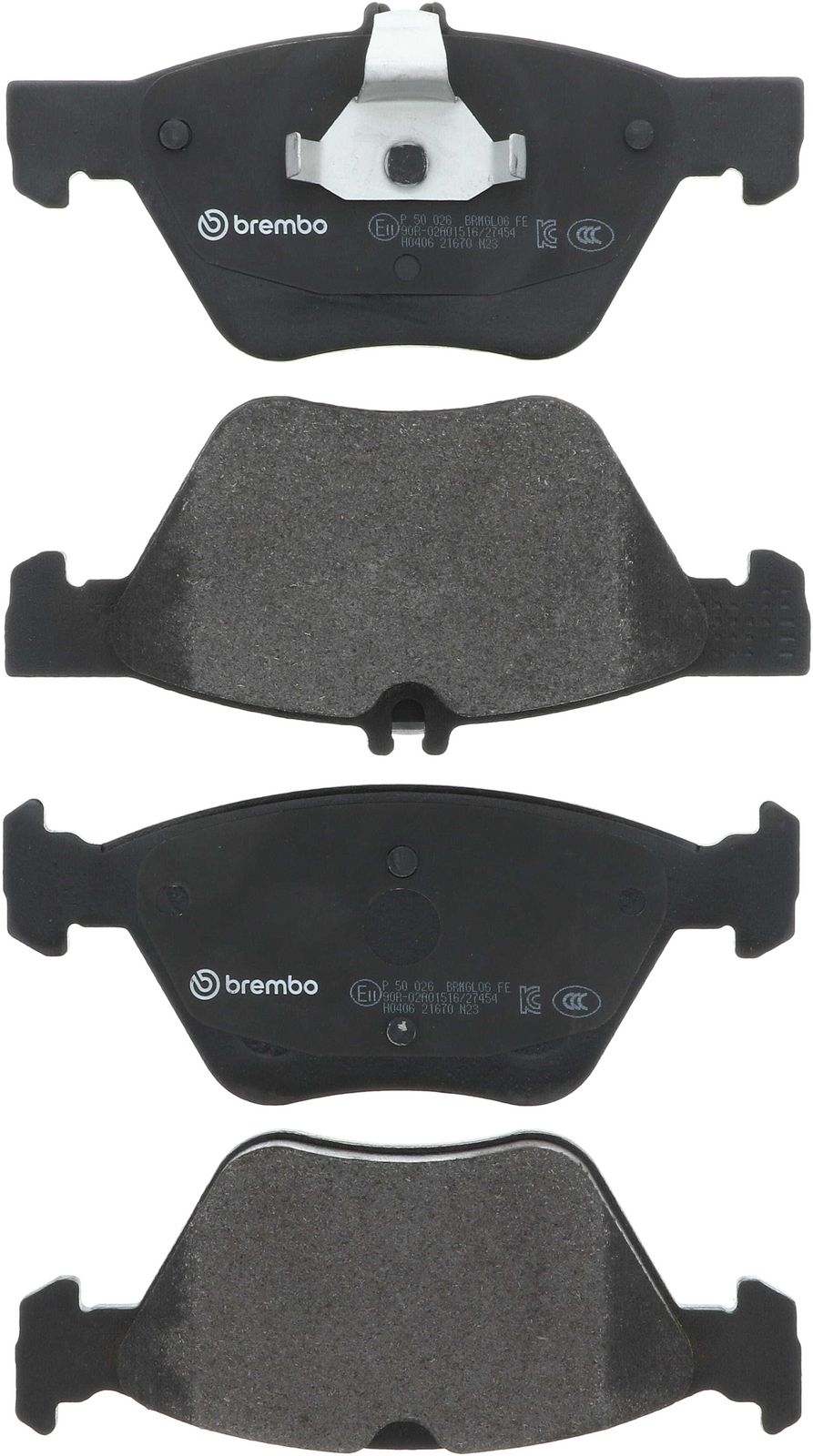 PRIME Low-Met Front Disc Brake Pad Set - P50026_01
