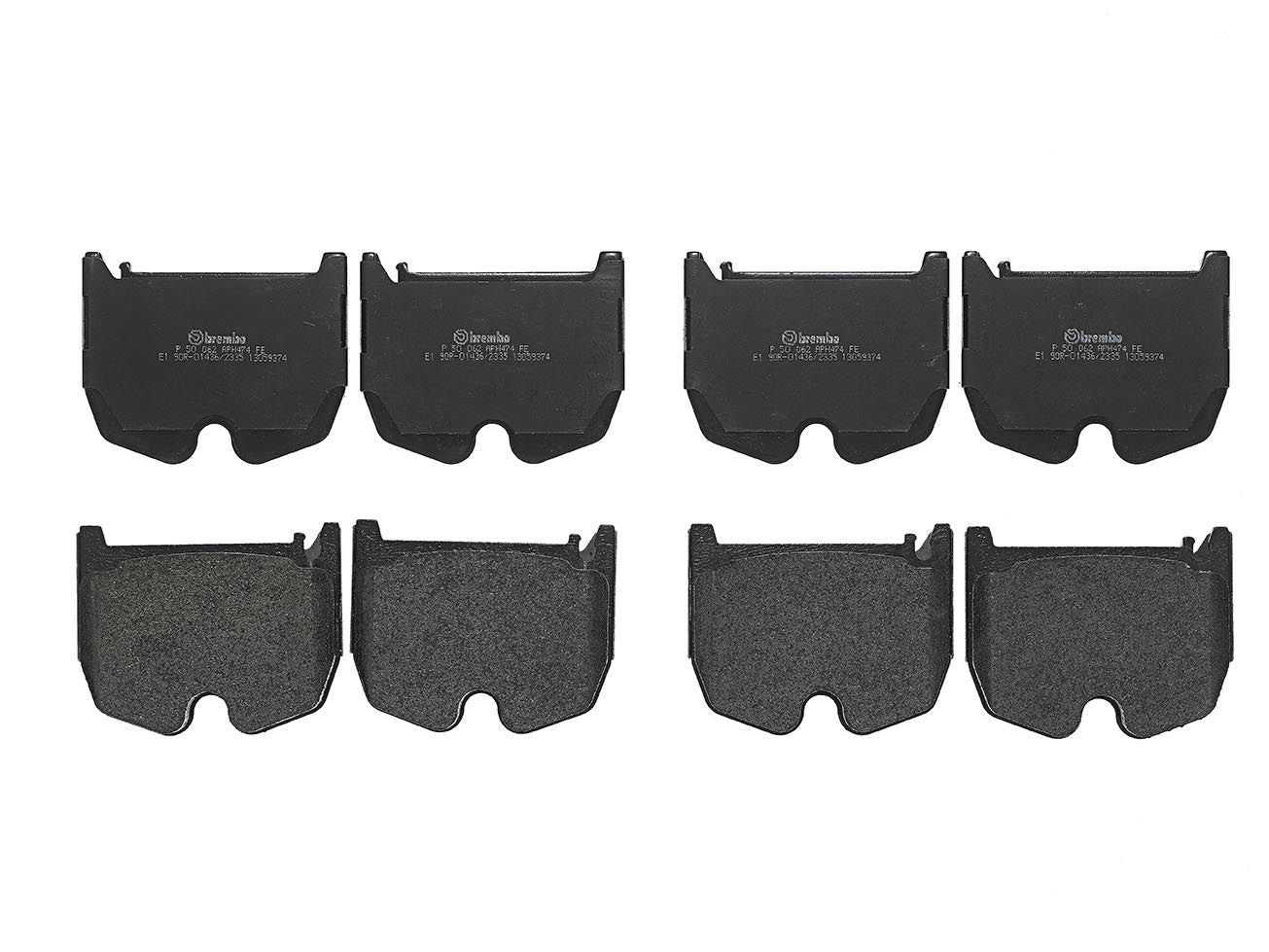 PRIME Low-Met Front Disc Brake Pad Set - P50062_01