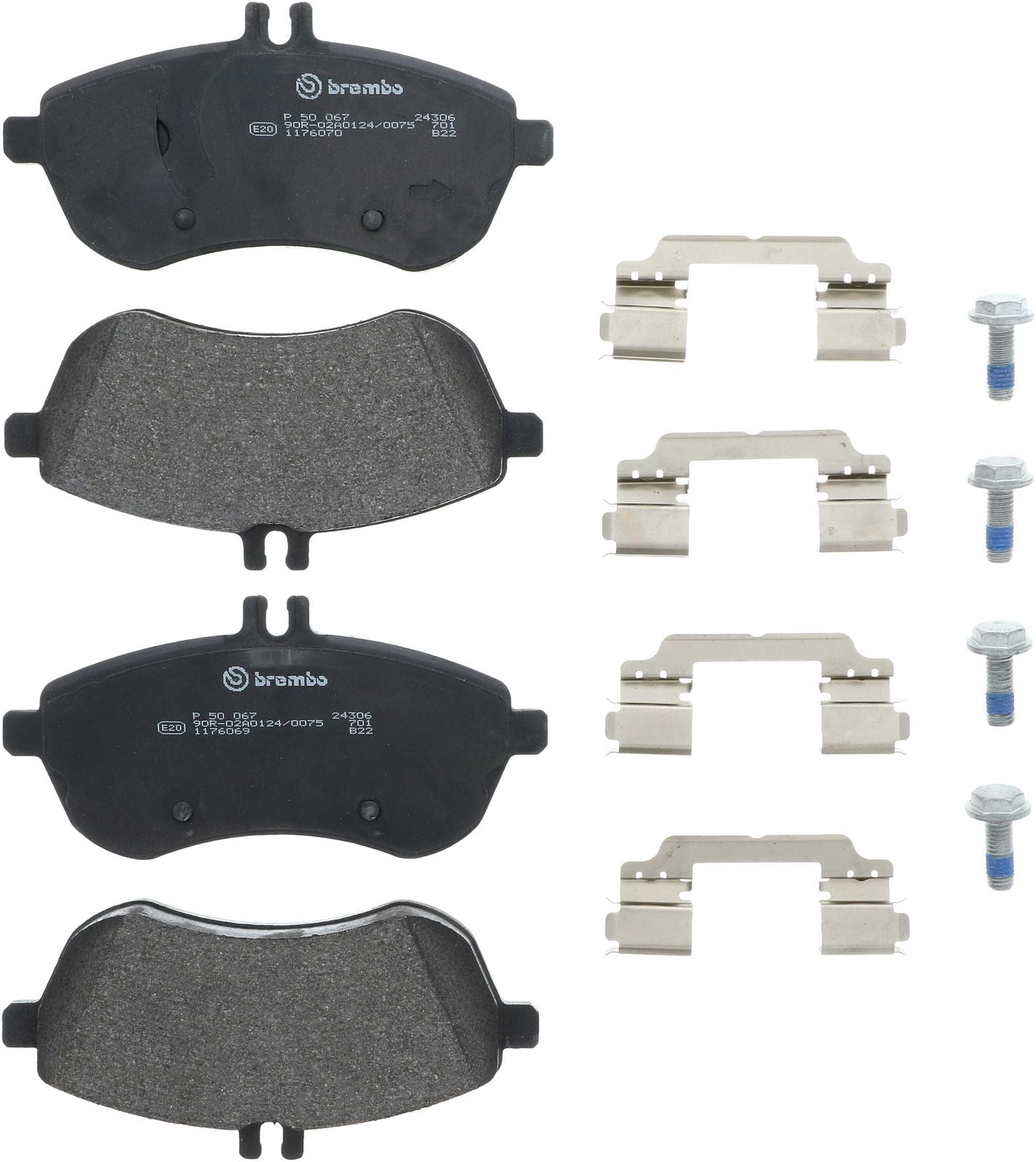 PRIME Low-Met Front Disc Brake Pad Set - P50067_01