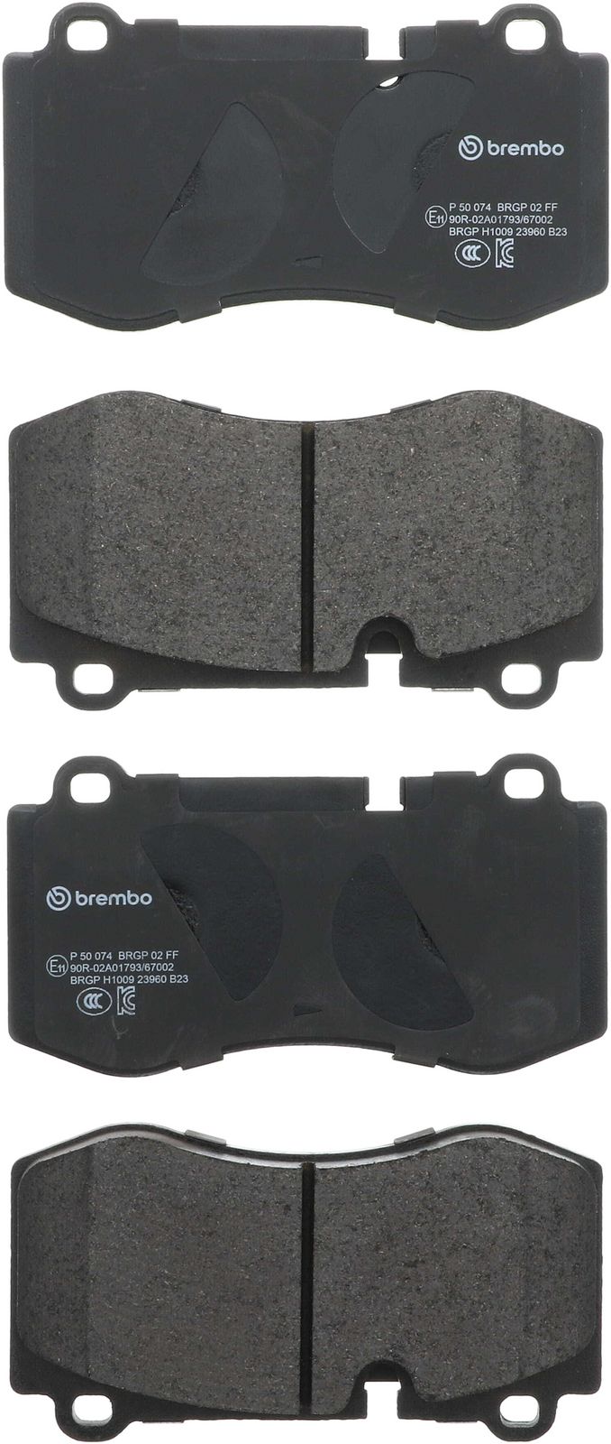 PRIME Low-Met Front Disc Brake Pad Set - P50074_01