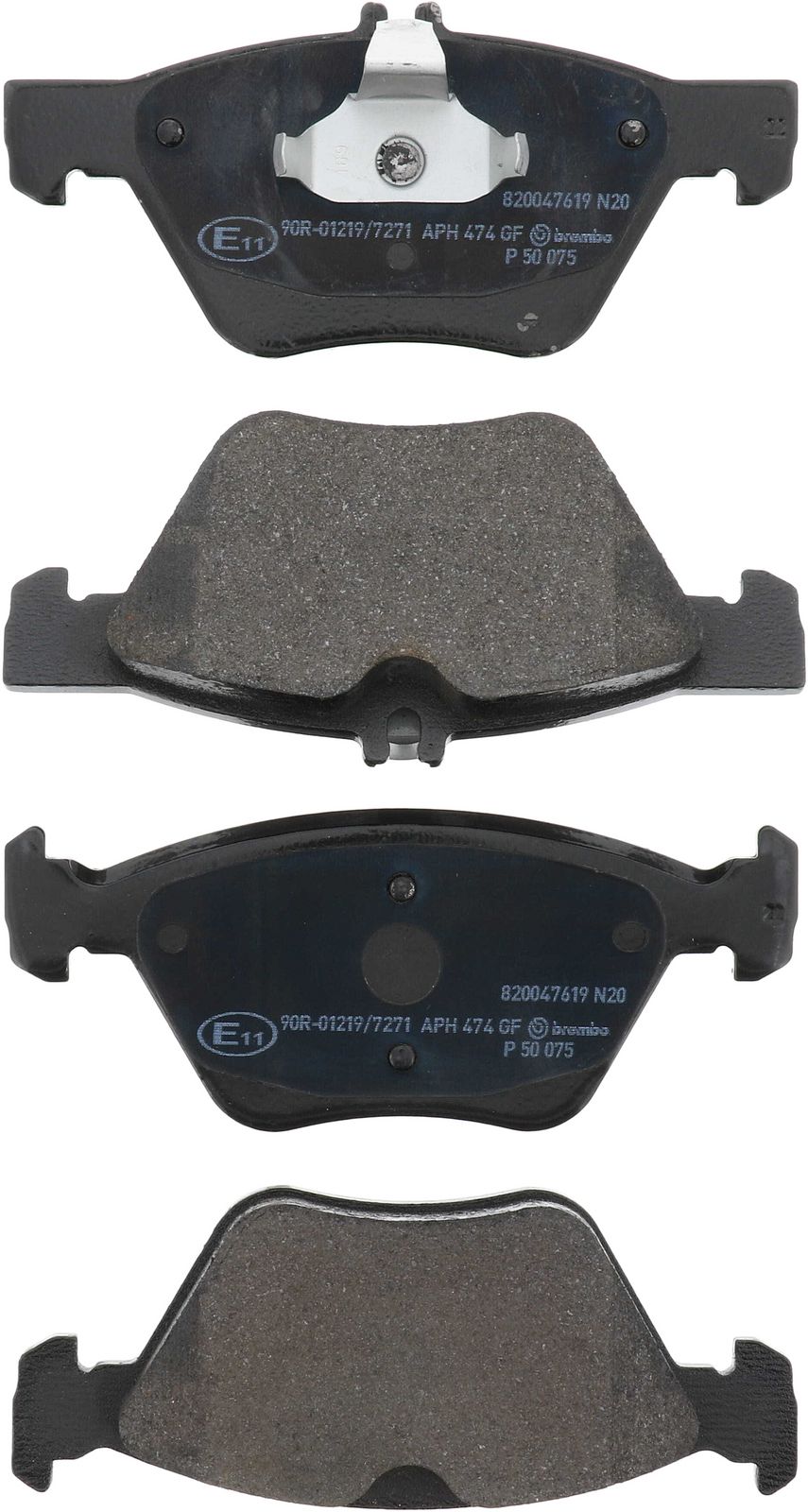 PRIME Low-Met Front Disc Brake Pad Set - P50075_01