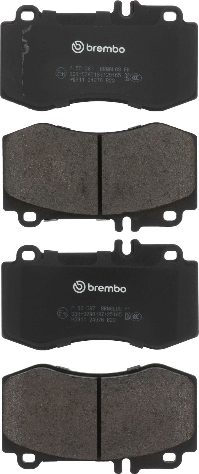 PRIME Low-Met Front Disc Brake Pad Set - P50087_01