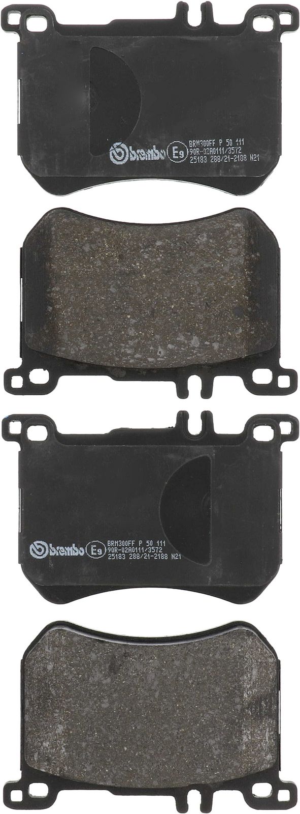 PRIME Low-Met Front Disc Brake Pad Set - P50111_01