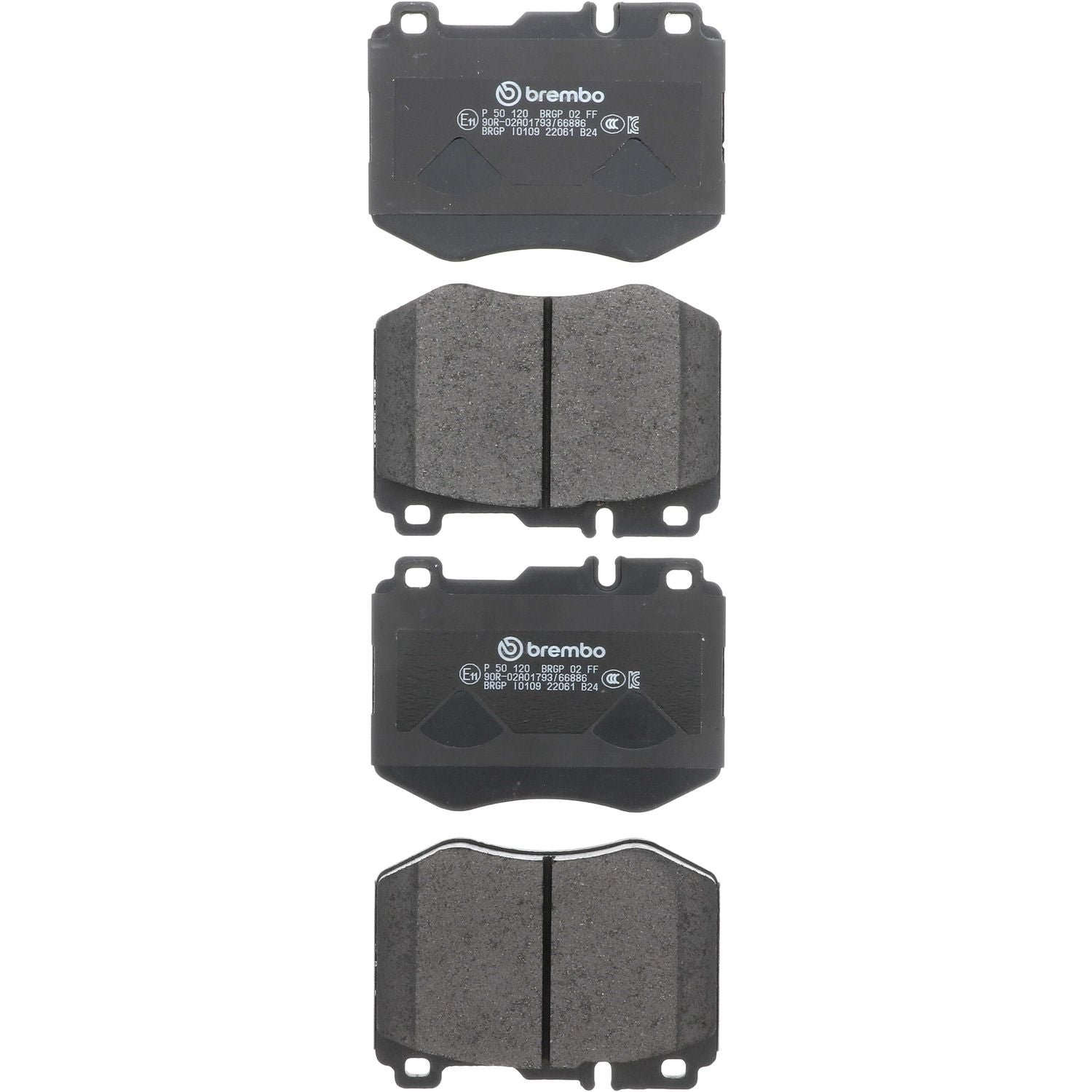 PRIME Low-Met Front Disc Brake Pad Set - P50120_02