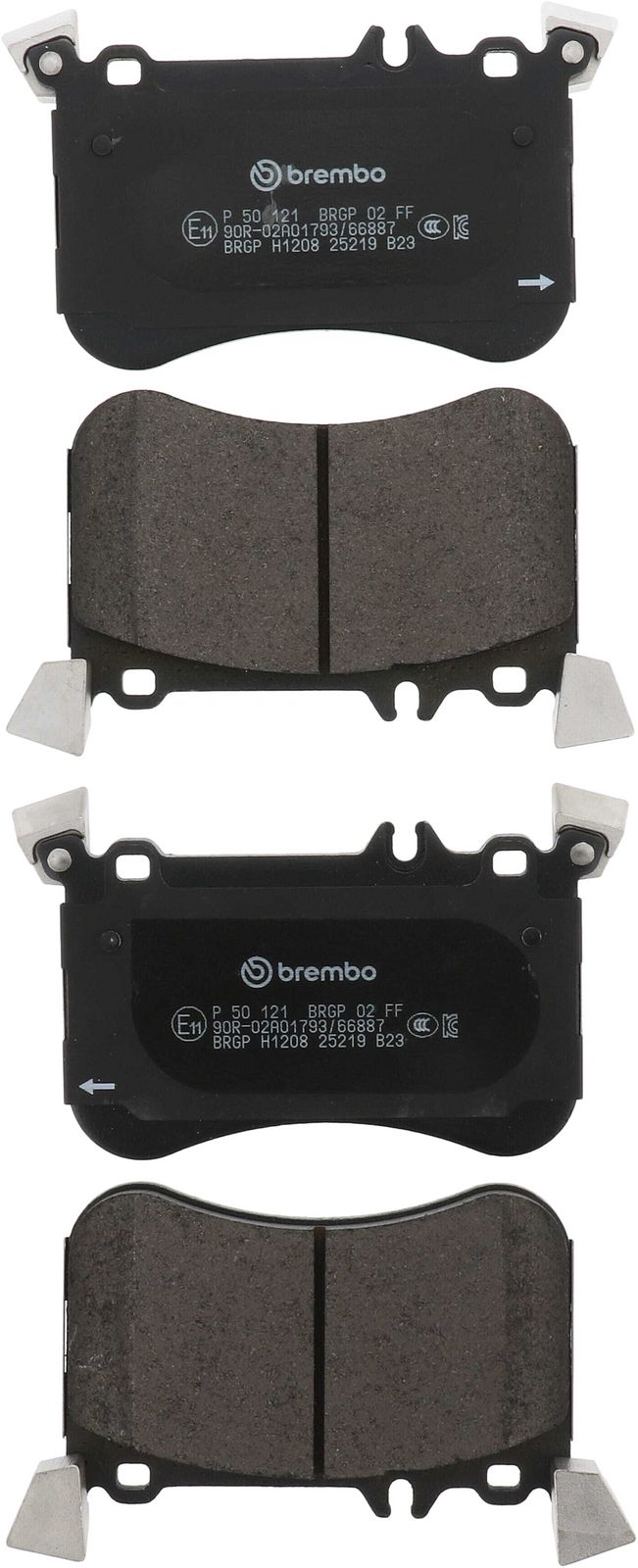 PRIME Low-Met Front Disc Brake Pad Set - P50121_01