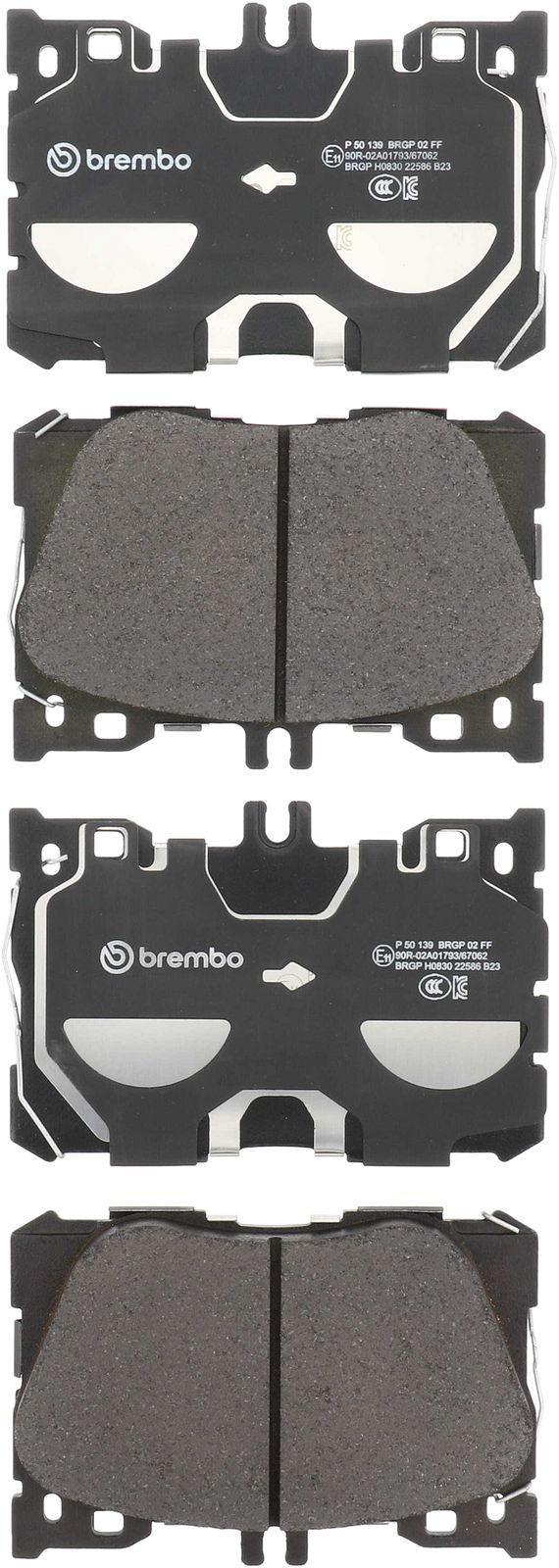 PRIME Low-Met Front Disc Brake Pad Set - P50139_01