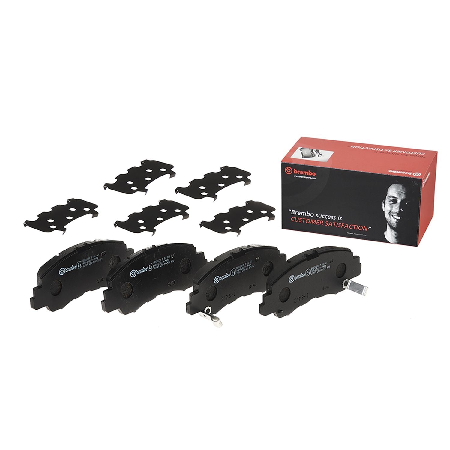 PRIME Low-Met Front Disc Brake Pad Set - P54061_02