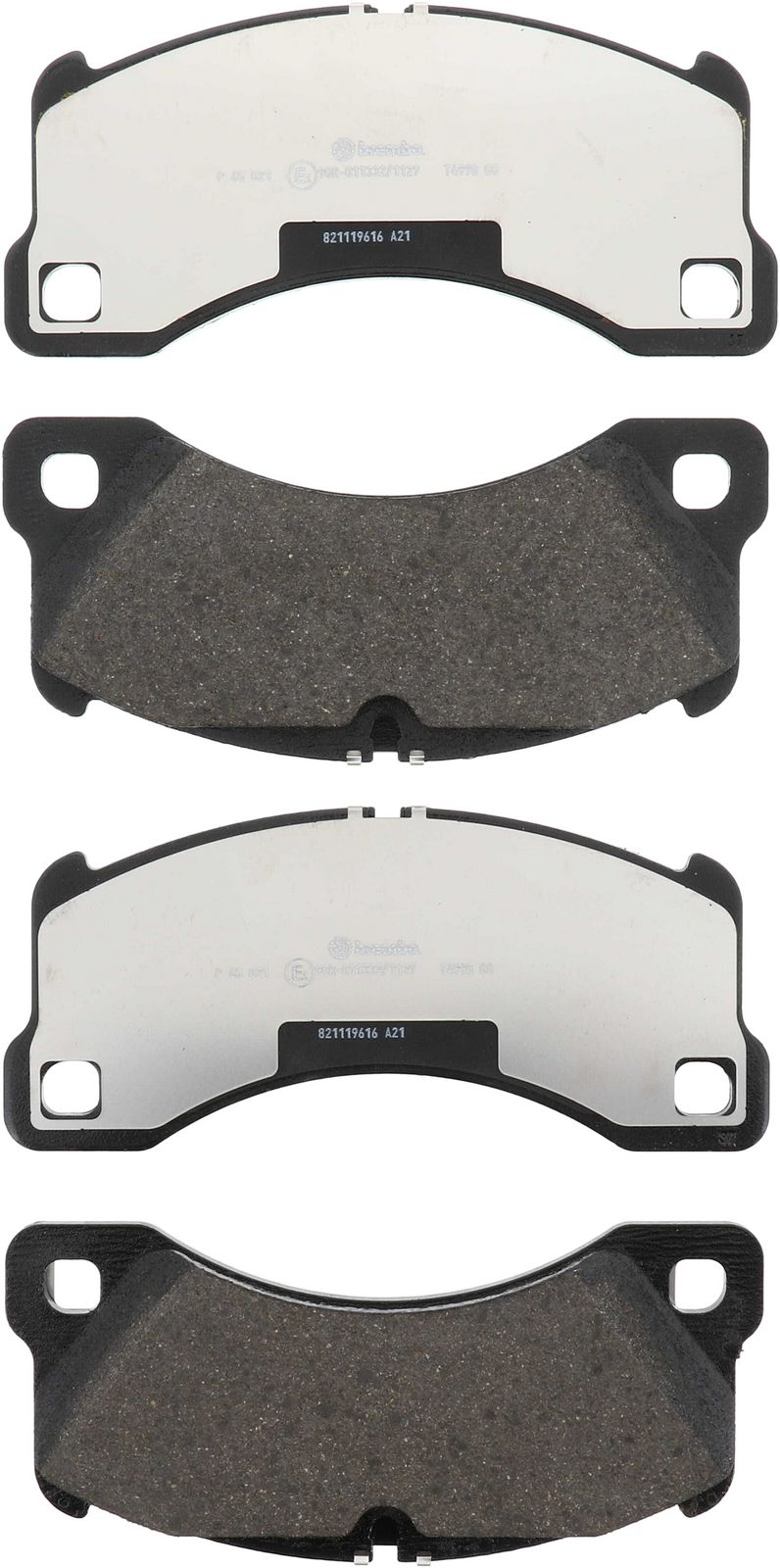 PRIME Low-Met Front Disc Brake Pad Set - P65021_01
