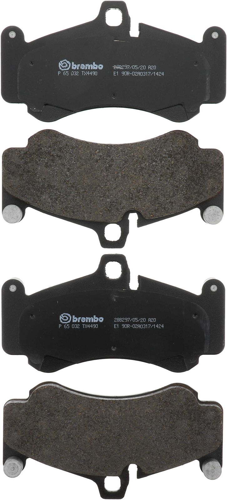 PRIME Low-Met Front Disc Brake Pad Set - P65032_01