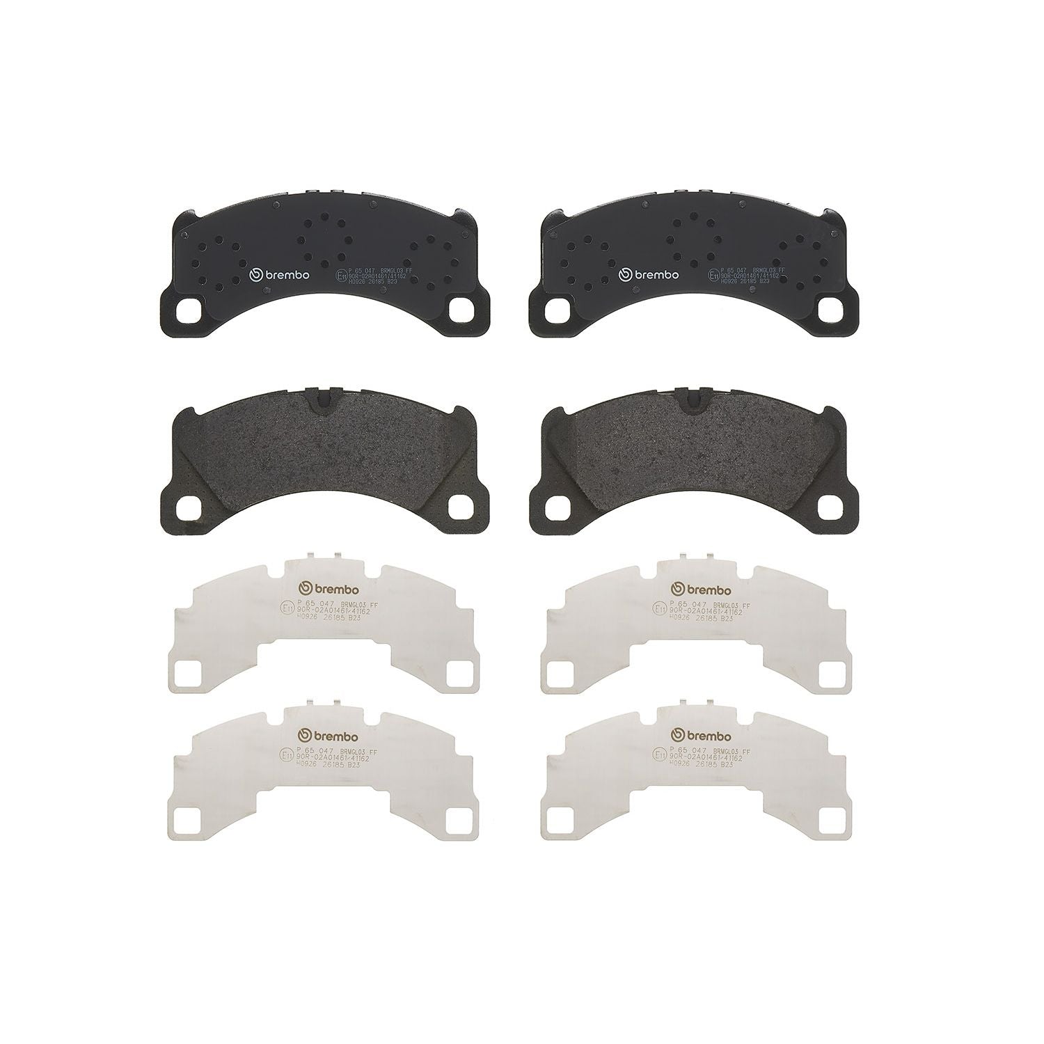 PRIME Low-Met Front Disc Brake Pad Set - P65047_02