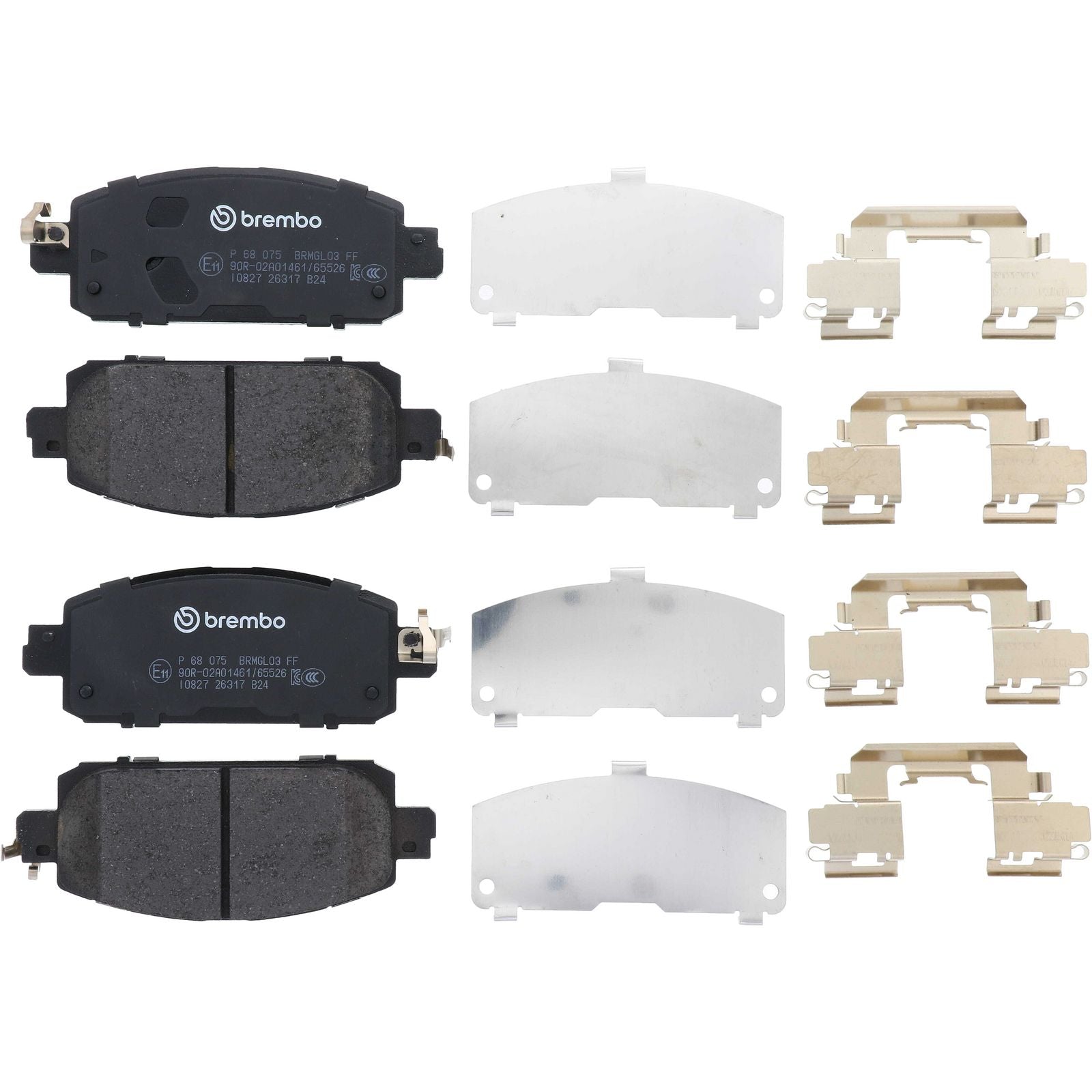 PRIME Low-Met Front Disc Brake Pad Set P68075 | Brembostore