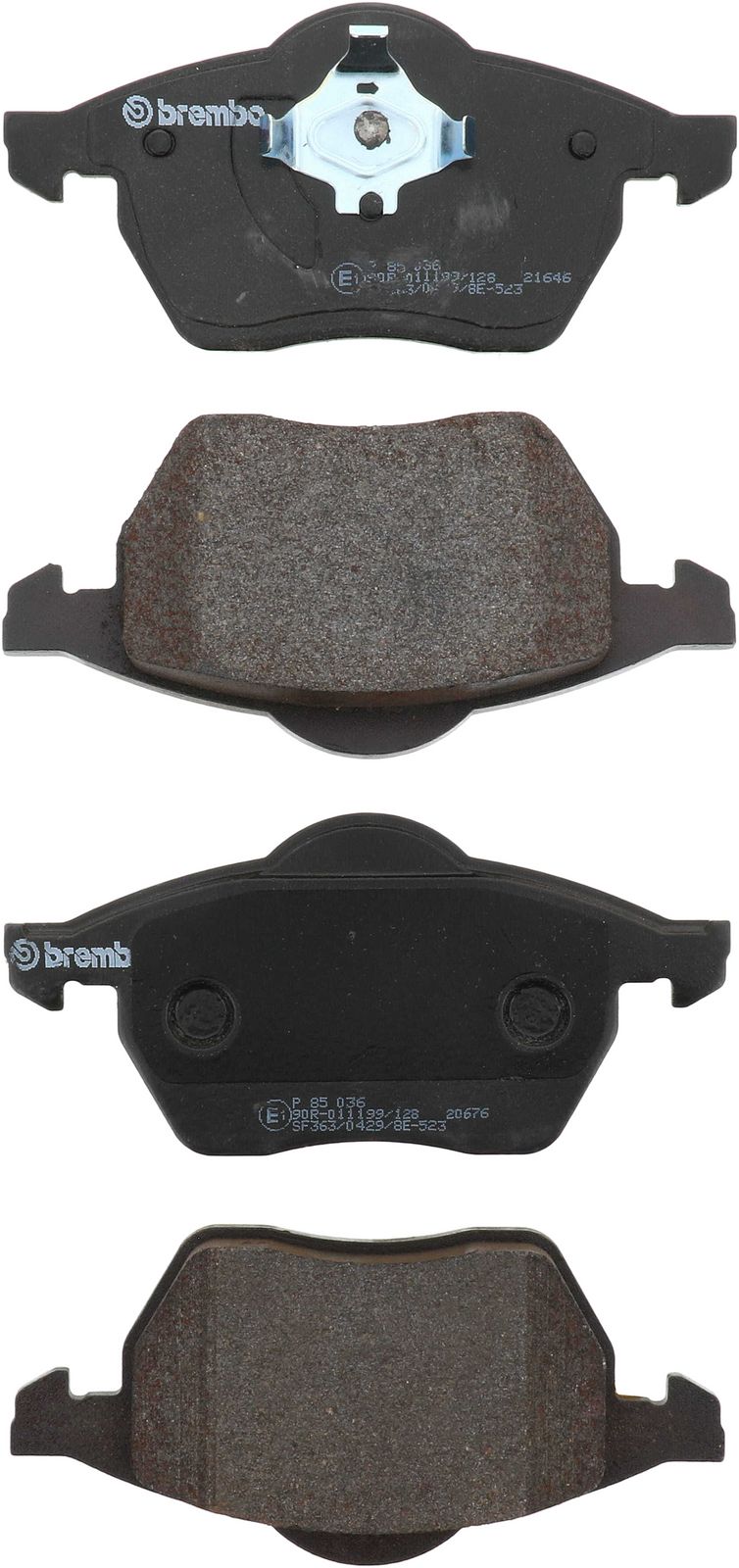 PRIME Low-Met Front Disc Brake Pad Set - P85036_01