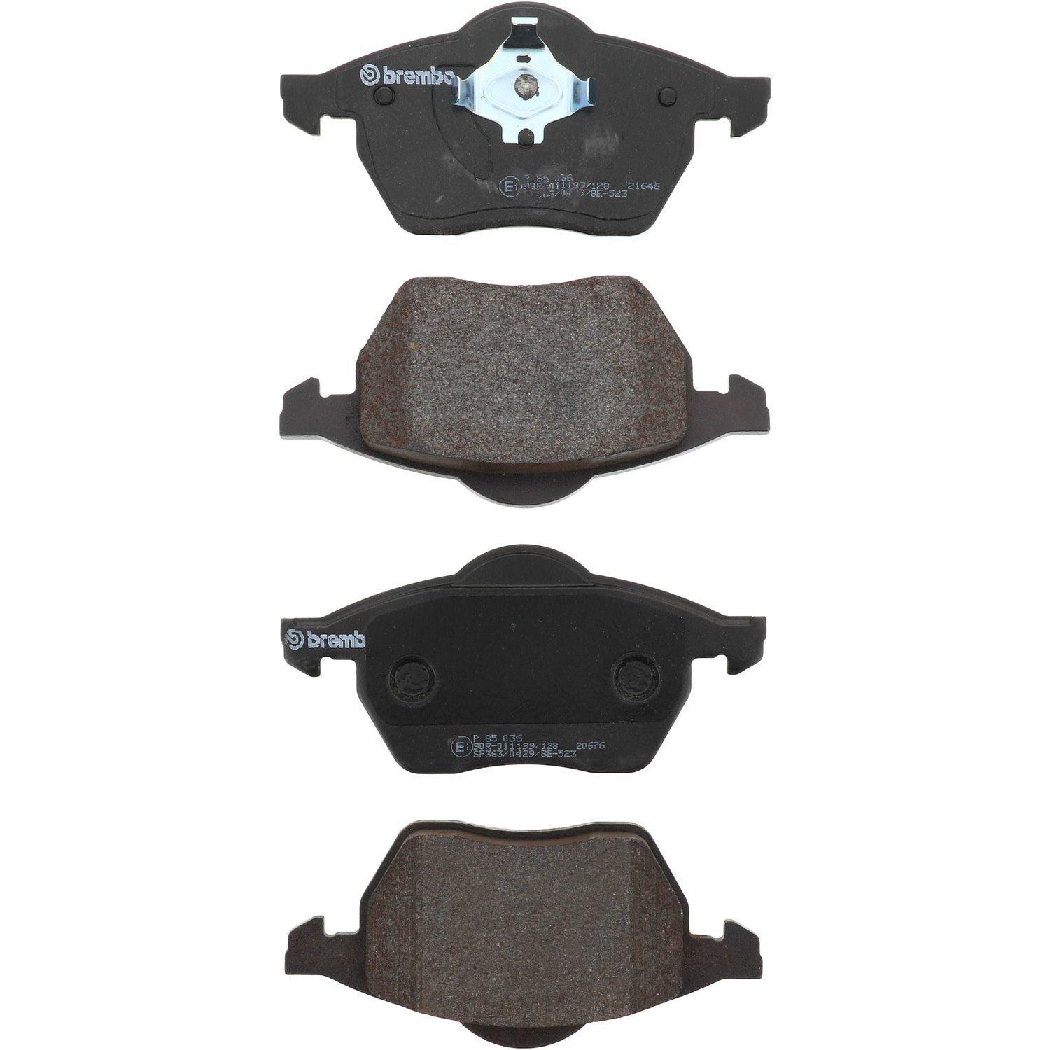 PRIME Low-Met Front Disc Brake Pad Set - P85036_02