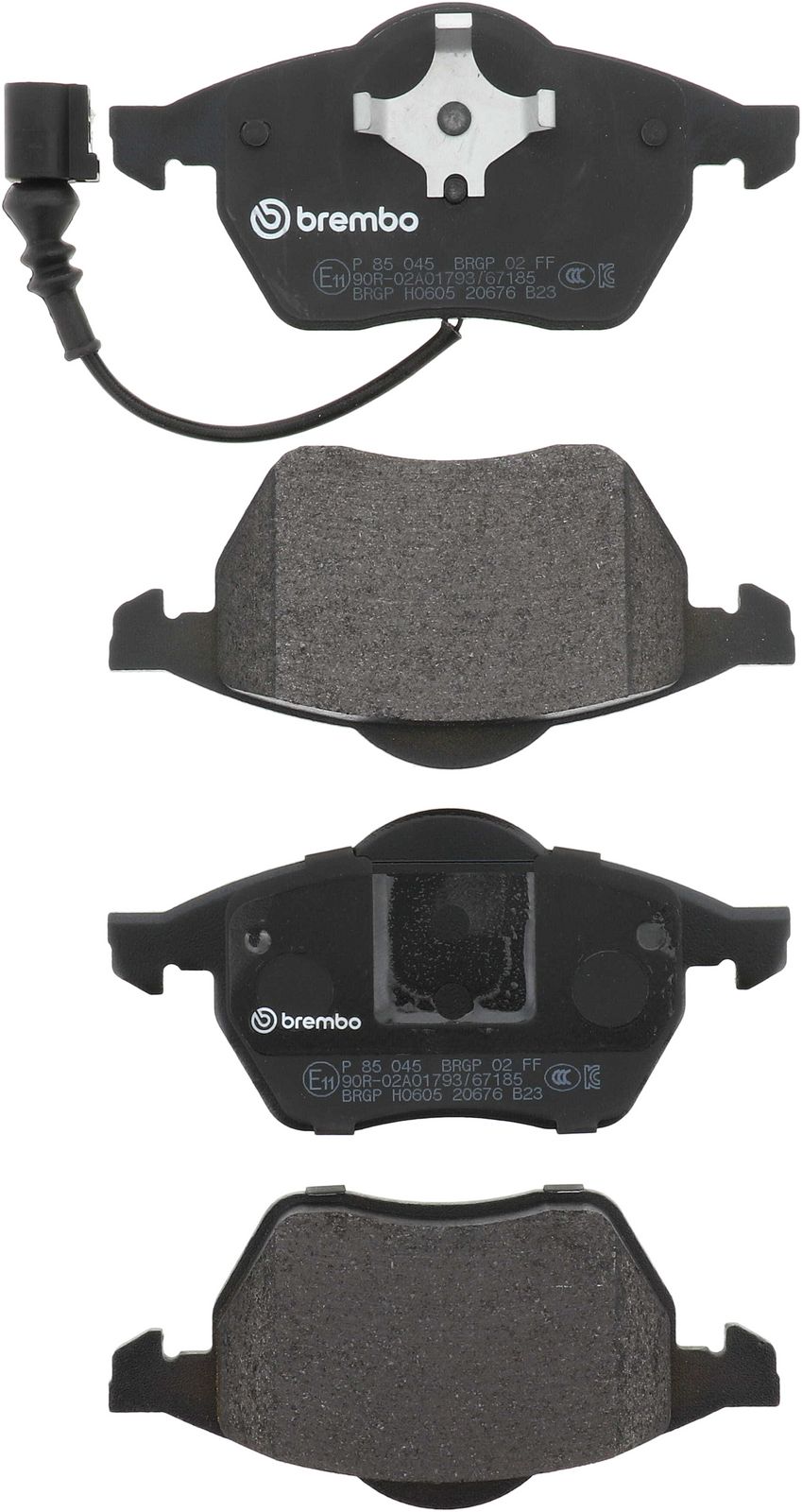 PRIME Low-Met Front Disc Brake Pad Set - P85045_01