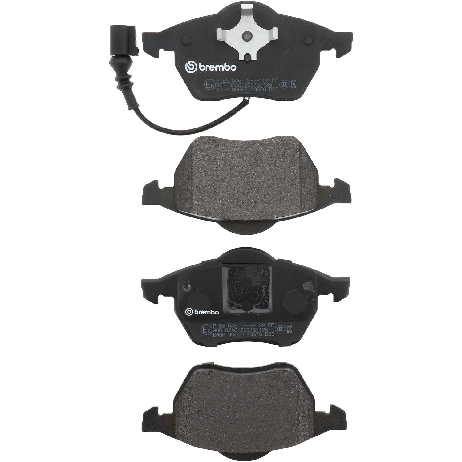 PRIME Low-Met Front Disc Brake Pad Set - P85045_02