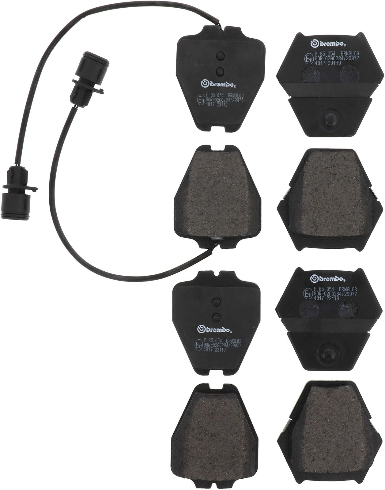 PRIME Low-Met Front Disc Brake Pad Set - P85054_01