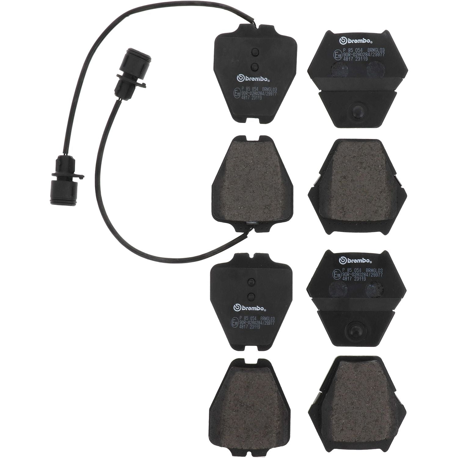 PRIME Low-Met Front Disc Brake Pad Set - P85054_02