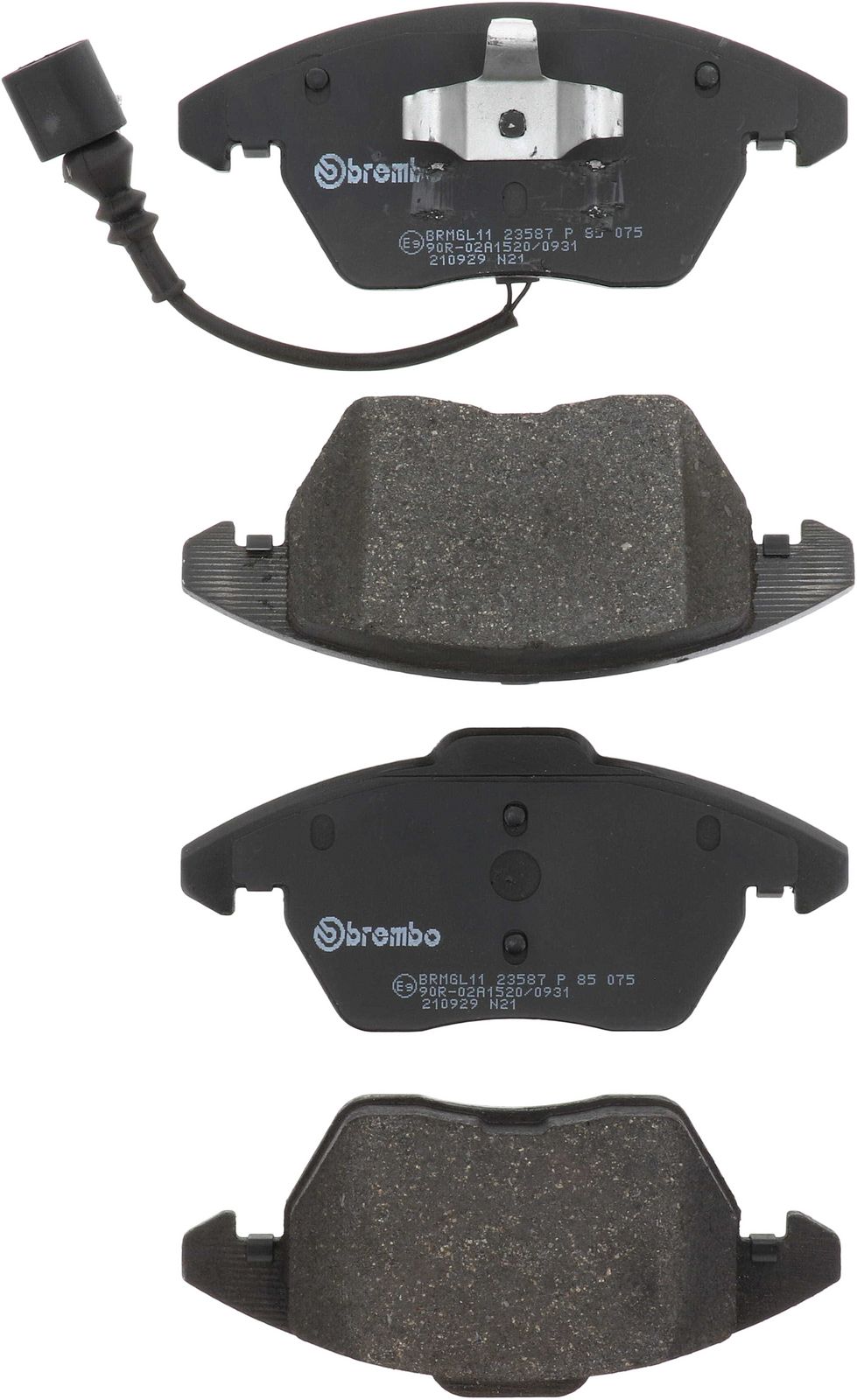 PRIME Low-Met Front Disc Brake Pad Set - P85075_01