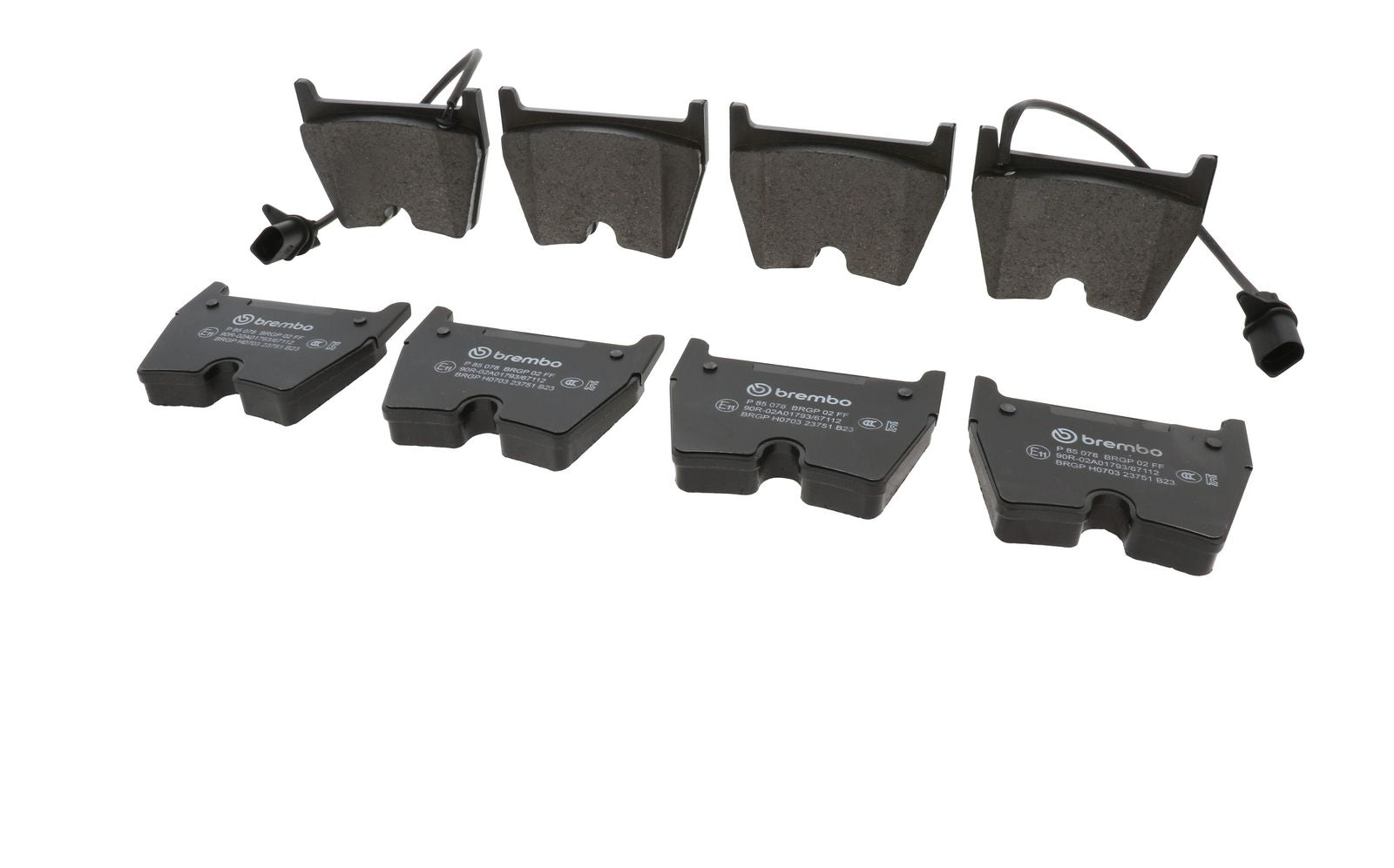 PRIME Low-Met Front Disc Brake Pad Set - P85078_03