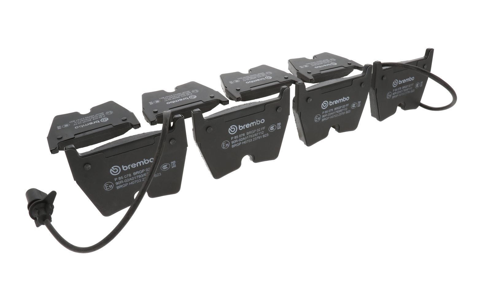 PRIME Low-Met Front Disc Brake Pad Set - P85078_12