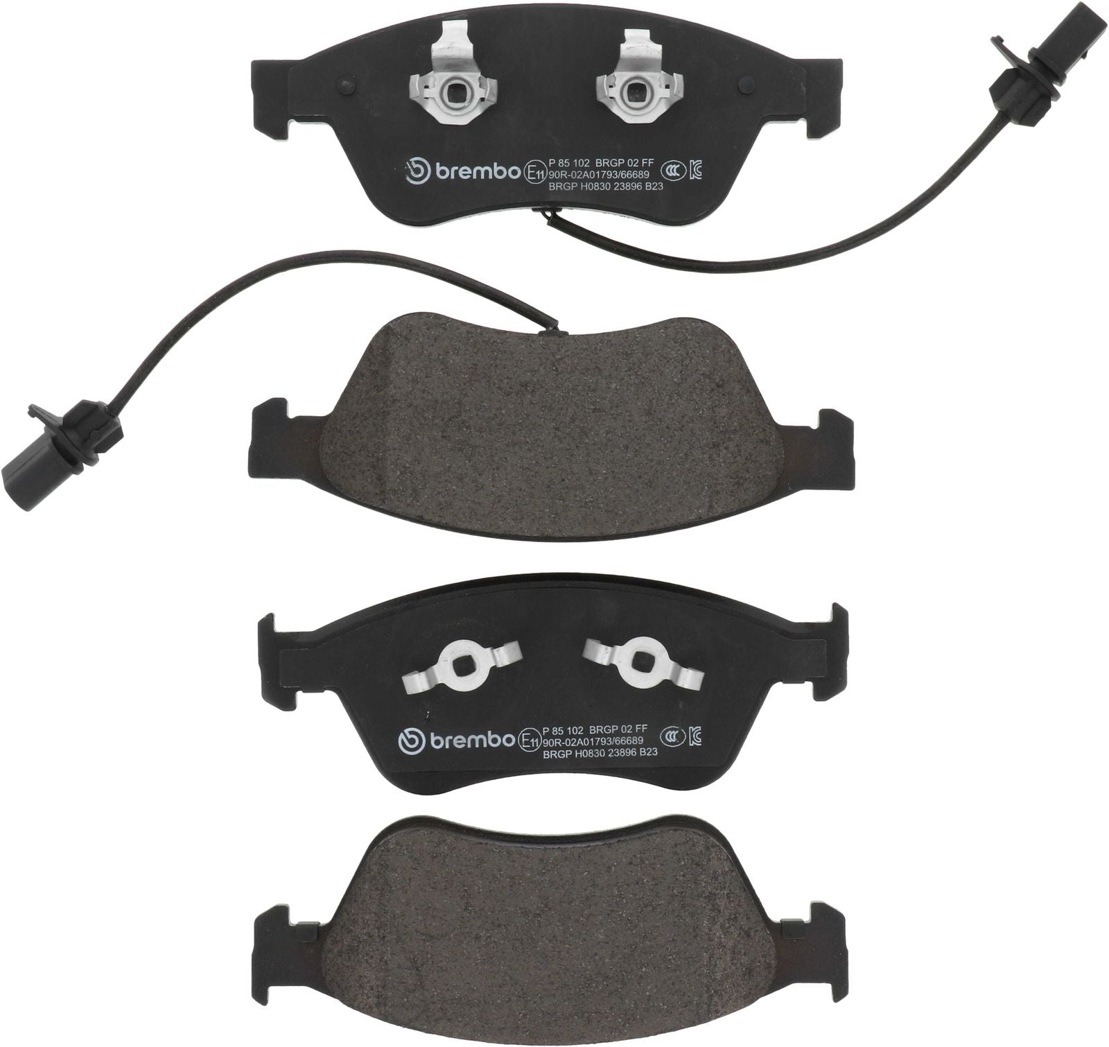 PRIME Low-Met Front Disc Brake Pad Set - P85102_01