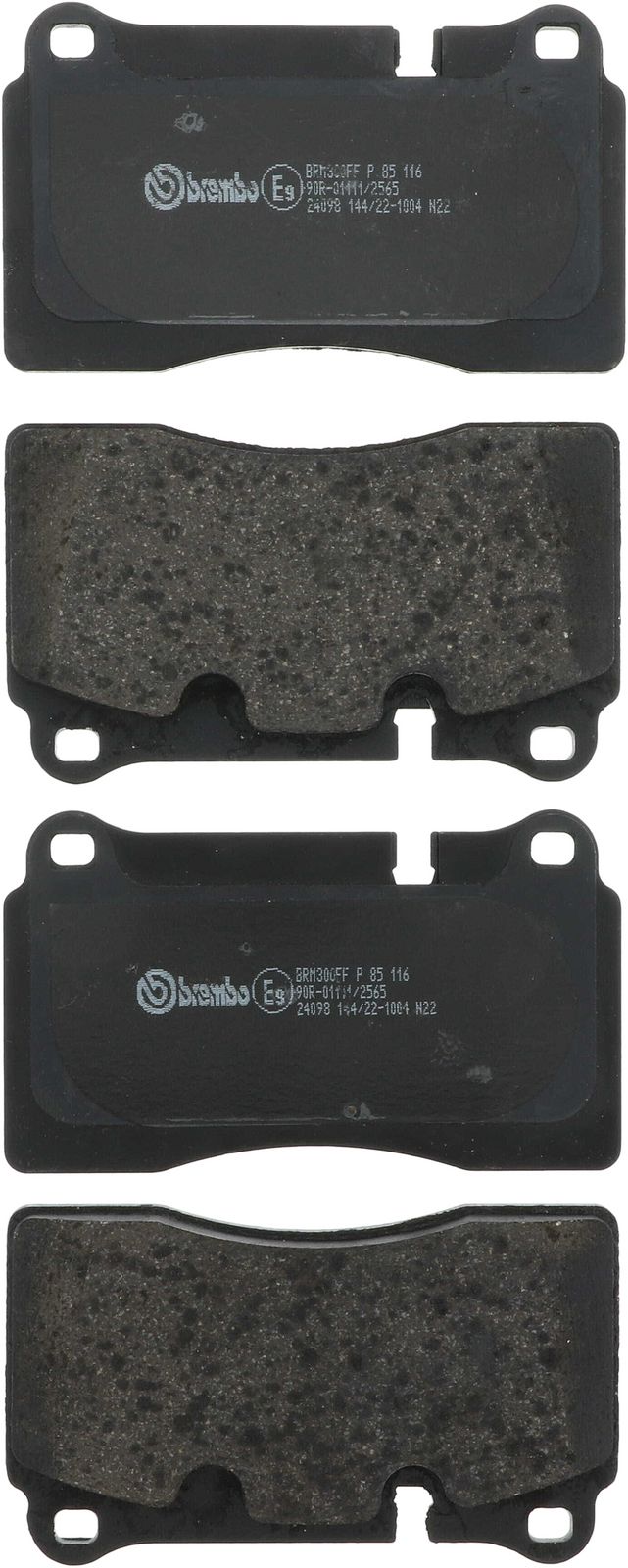 PRIME Low-Met Front Disc Brake Pad Set - P85116_01