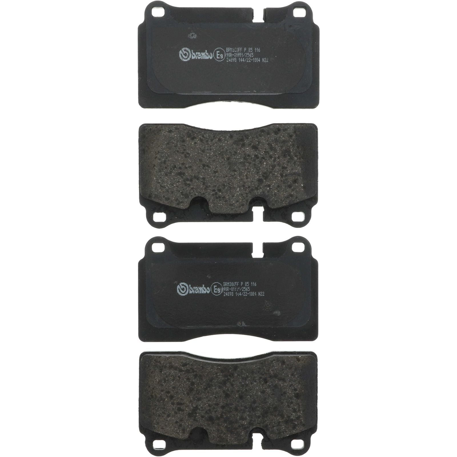 PRIME Low-Met Front Disc Brake Pad Set - P85116_05