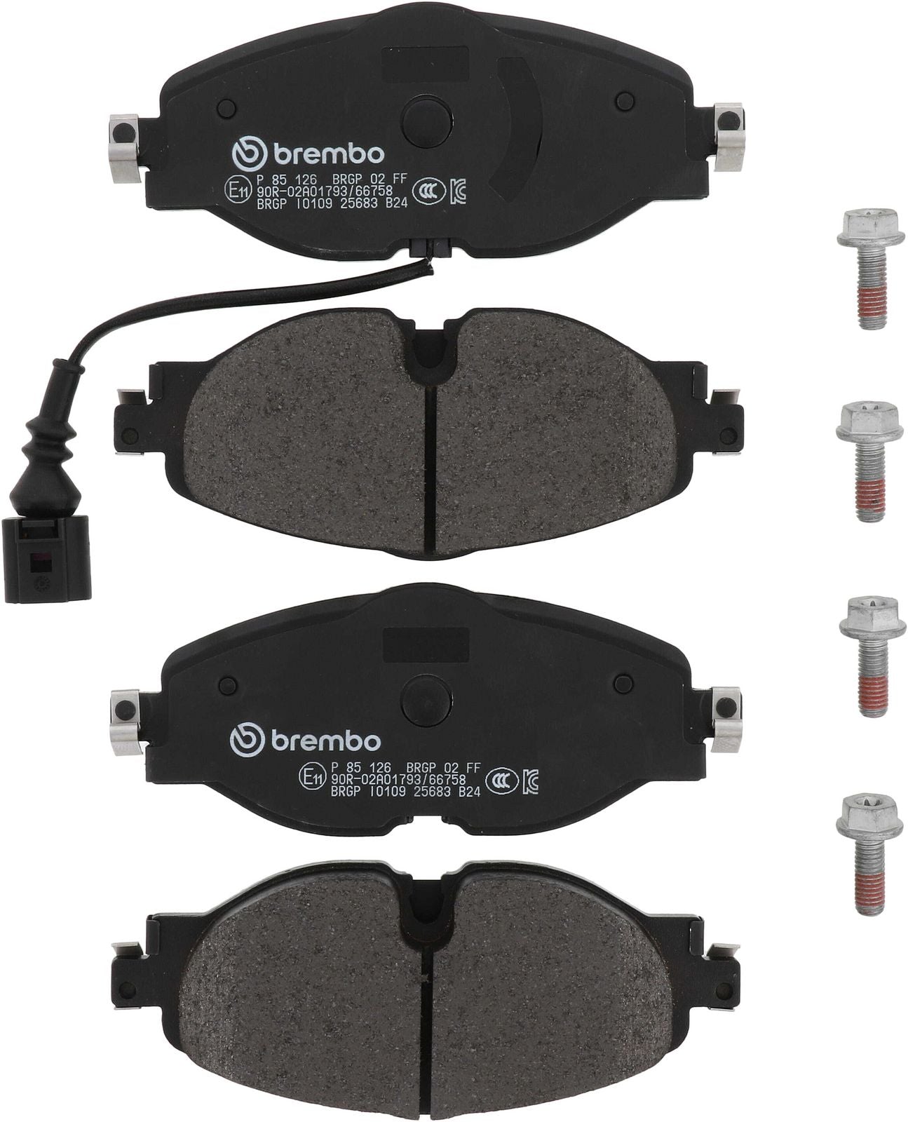 PRIME Low-Met Front Disc Brake Pad Set - P85126_01