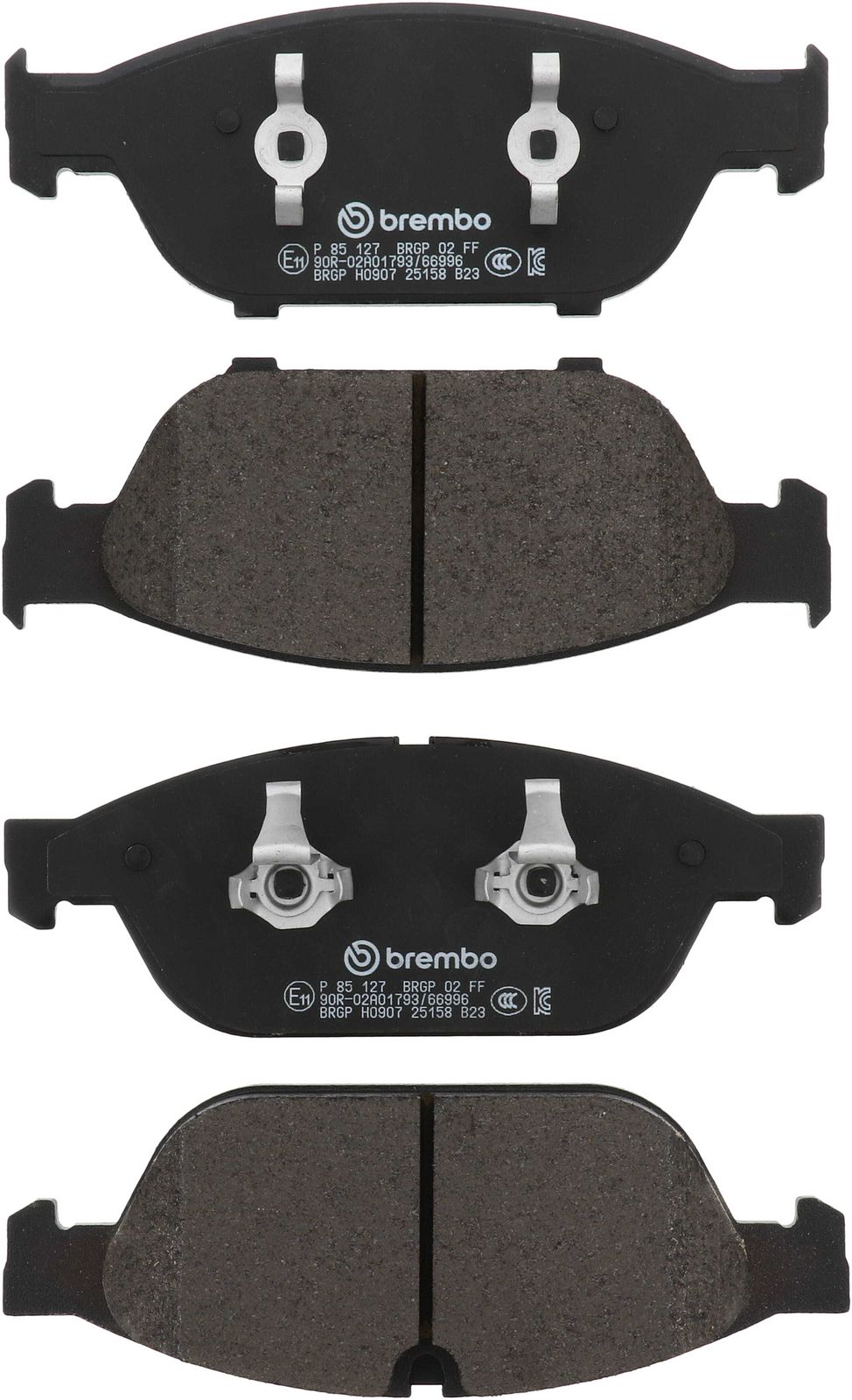PRIME Low-Met Front Disc Brake Pad Set - P85127_01