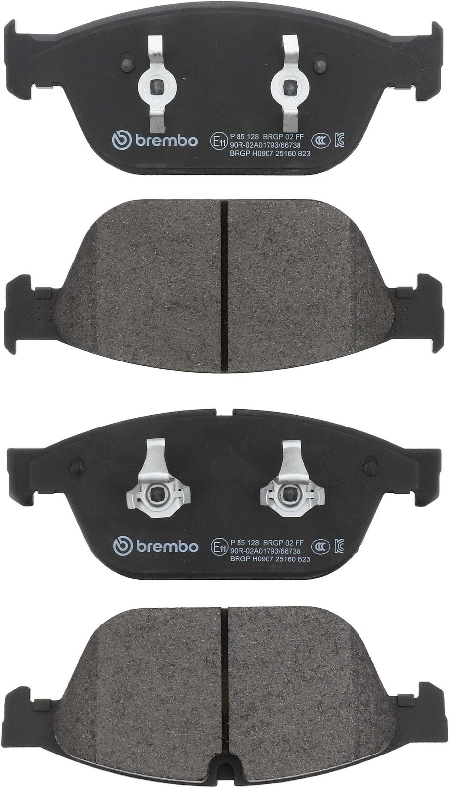 PRIME Low-Met Front Disc Brake Pad Set - P85128_01