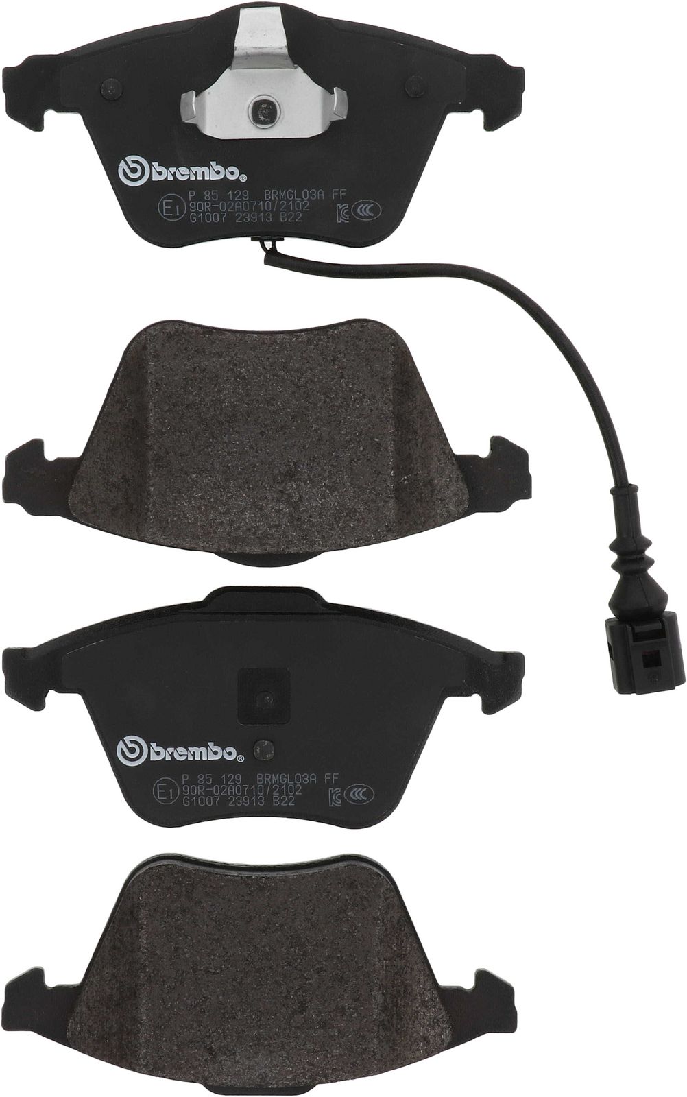 PRIME Low-Met Front Disc Brake Pad Set - P85129_01