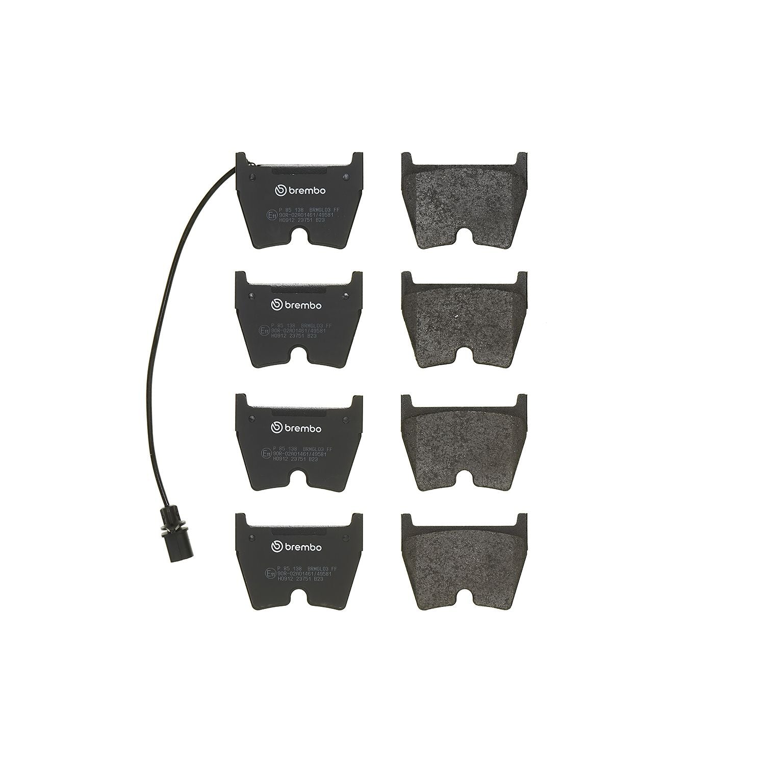 PRIME Low-Met Front Disc Brake Pad Set - P85138_03