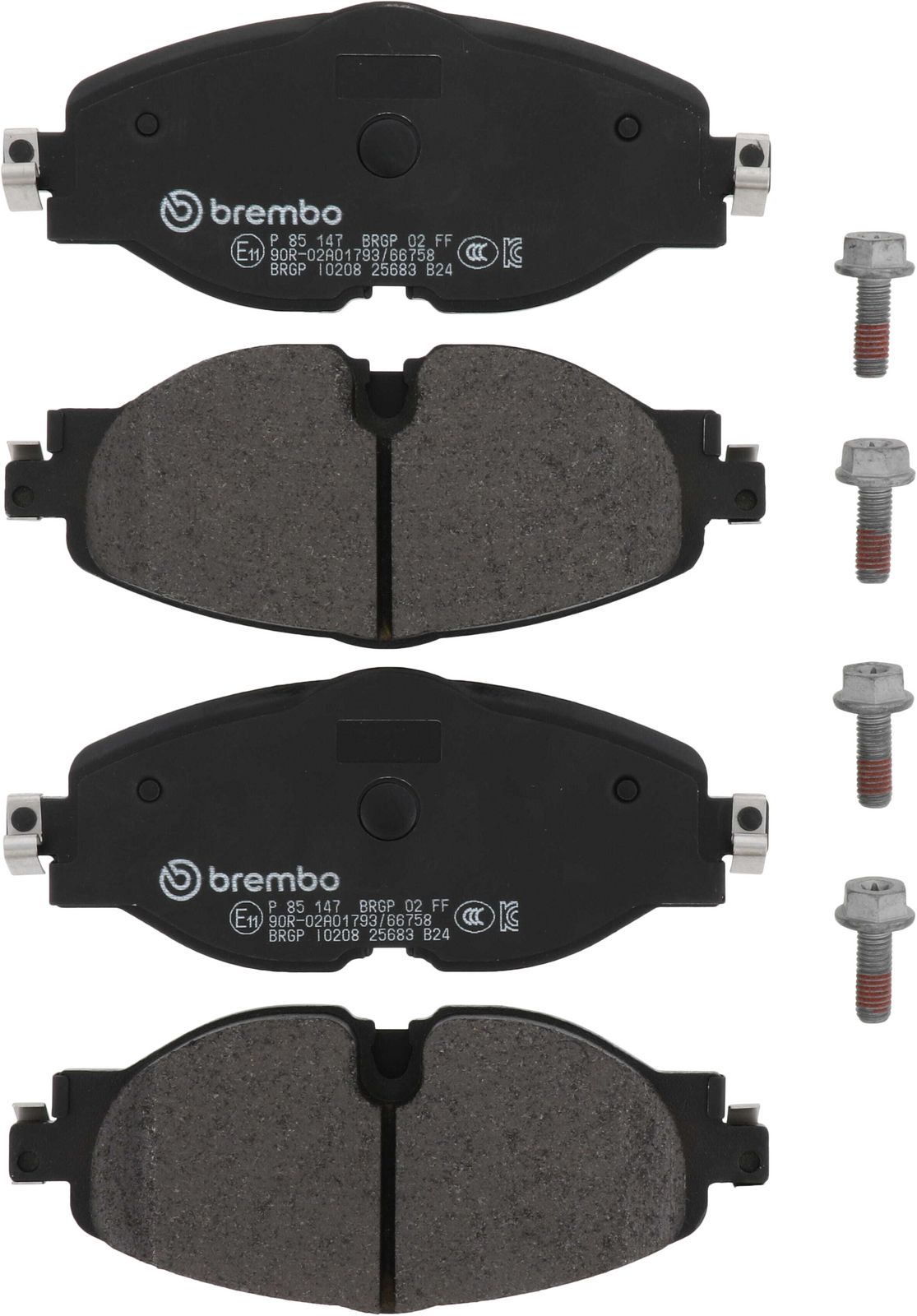 PRIME Low-Met Front Disc Brake Pad Set - P85147_01