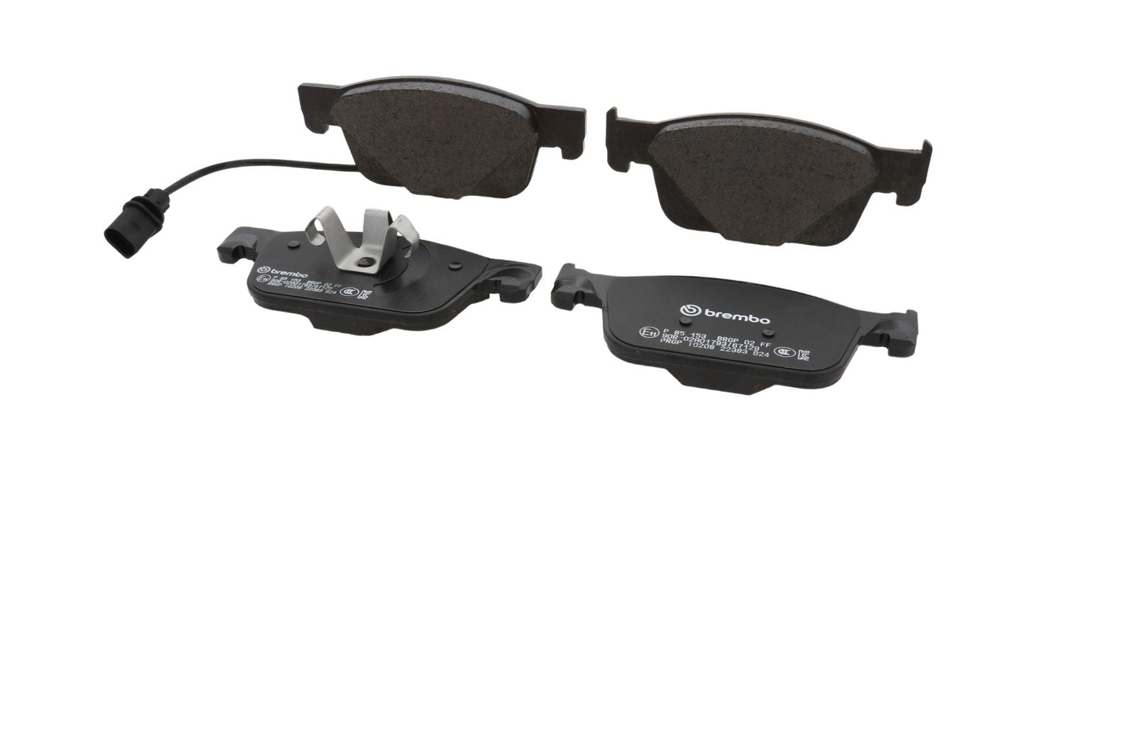 PRIME Low-Met Front Disc Brake Pad Set - P85153_03