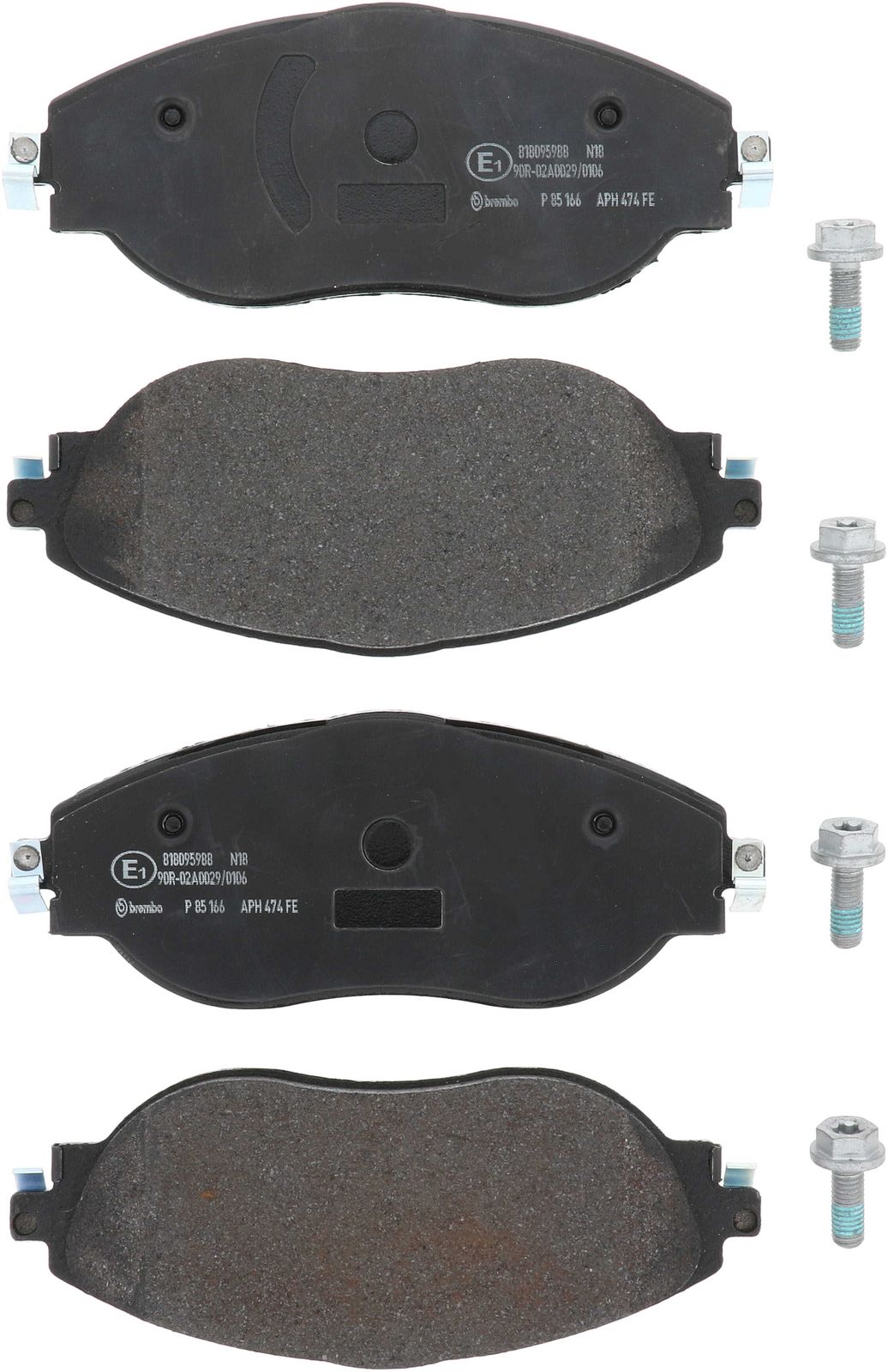PRIME Low-Met Front Disc Brake Pad Set - P85166_01