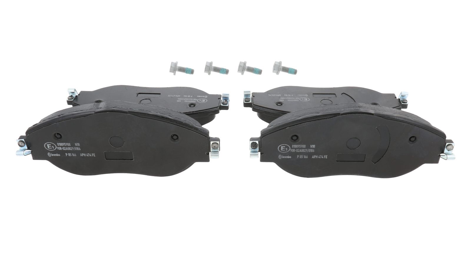 PRIME Low-Met Front Disc Brake Pad Set - P85166_13