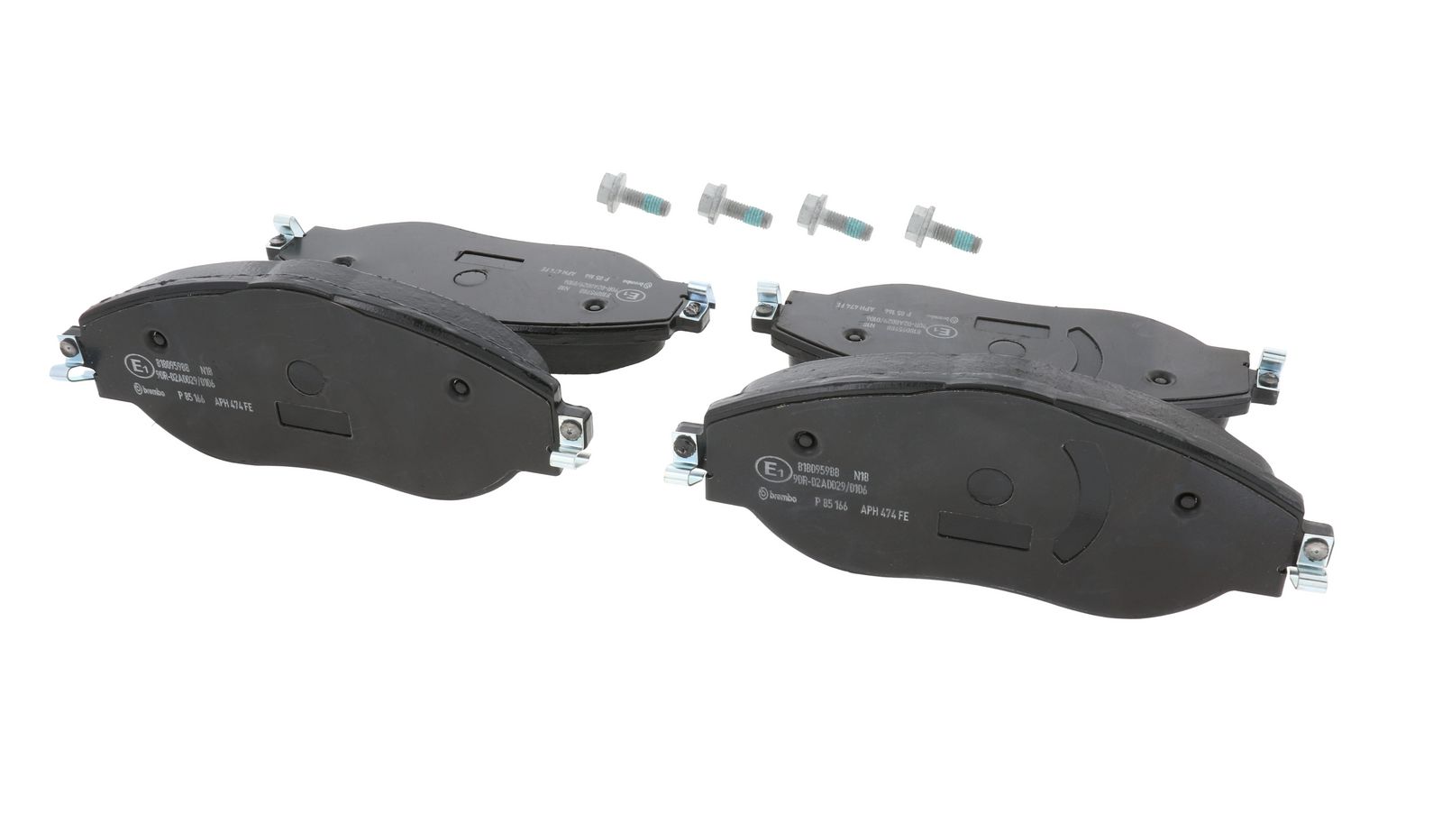 PRIME Low-Met Front Disc Brake Pad Set - P85166_14